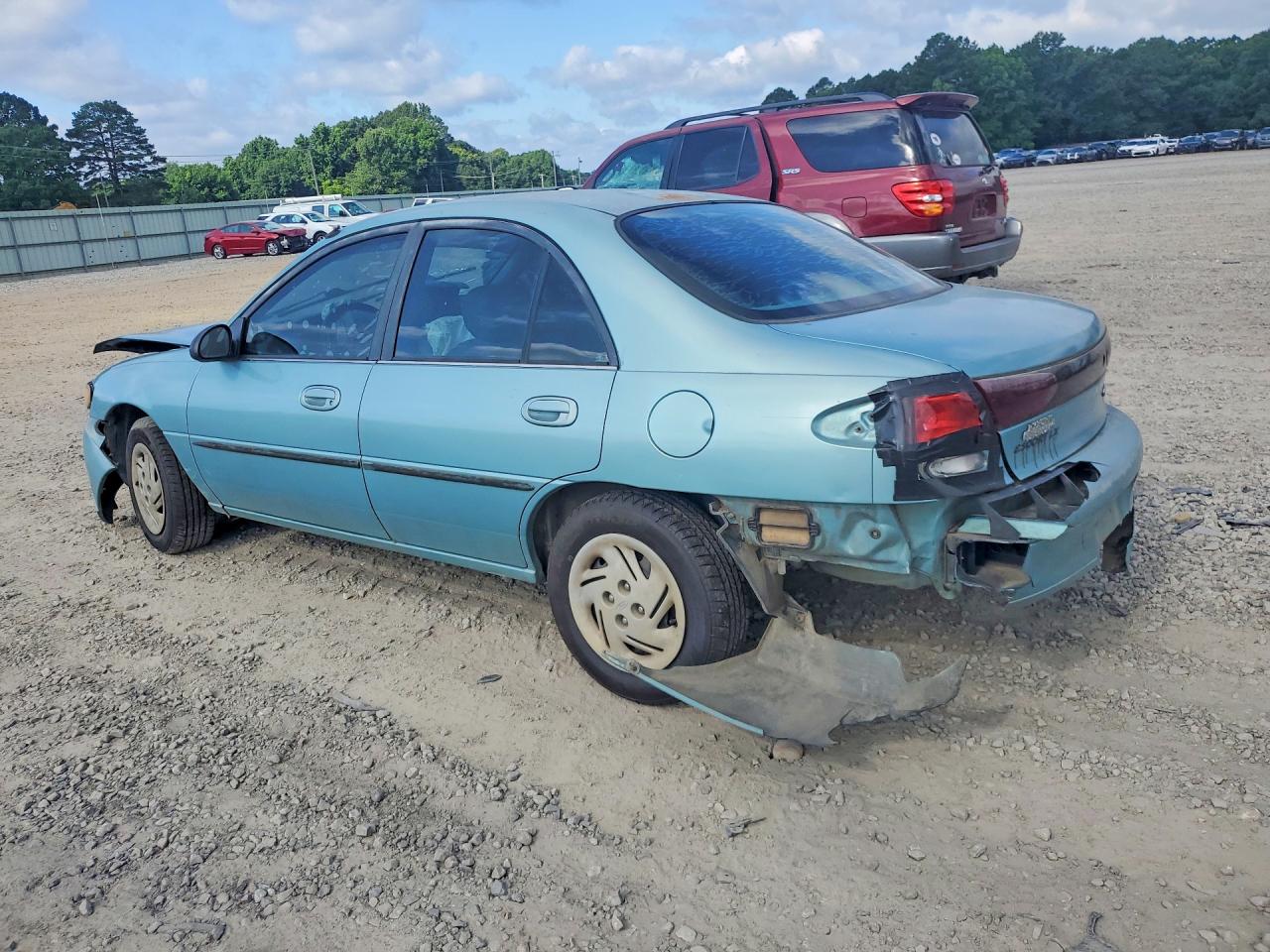 1997 Ford Escort Lx Turquoise vin: 1FALP13P5VW270438