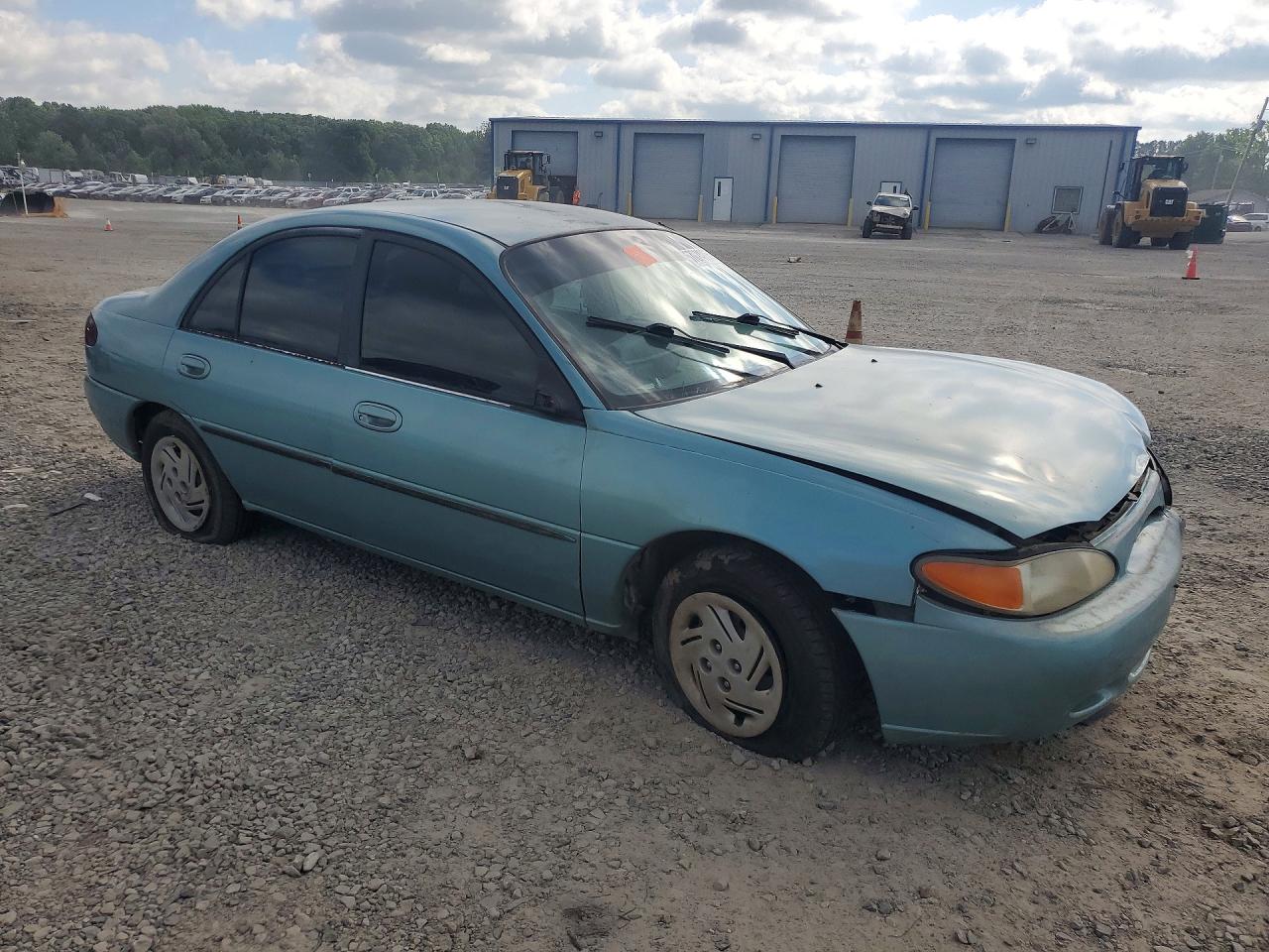 1997 Ford Escort Lx Turquoise vin: 1FALP13P5VW270438