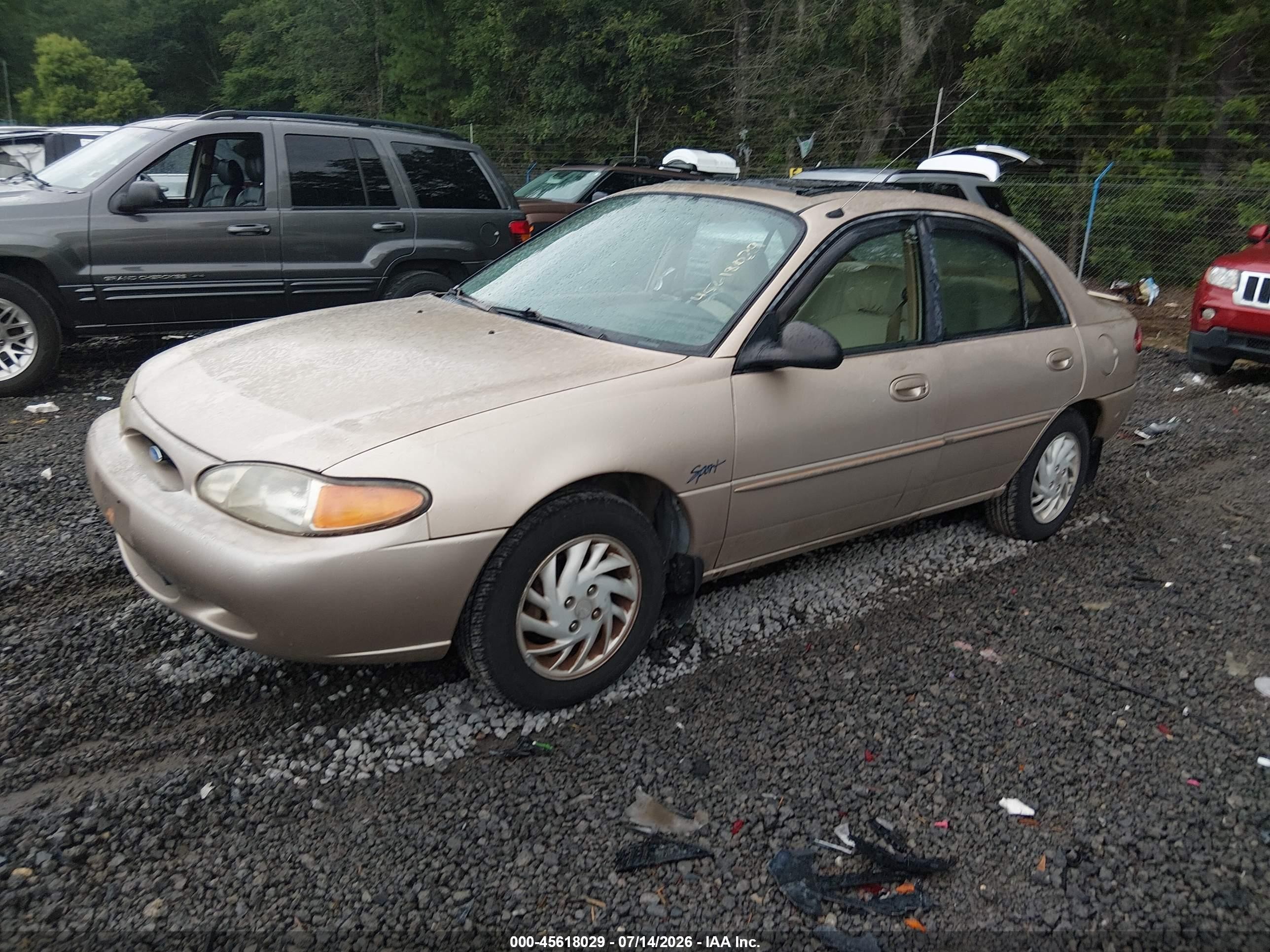 1997 Ford Escort Lx Gold vin: 1FALP13P5VW356011