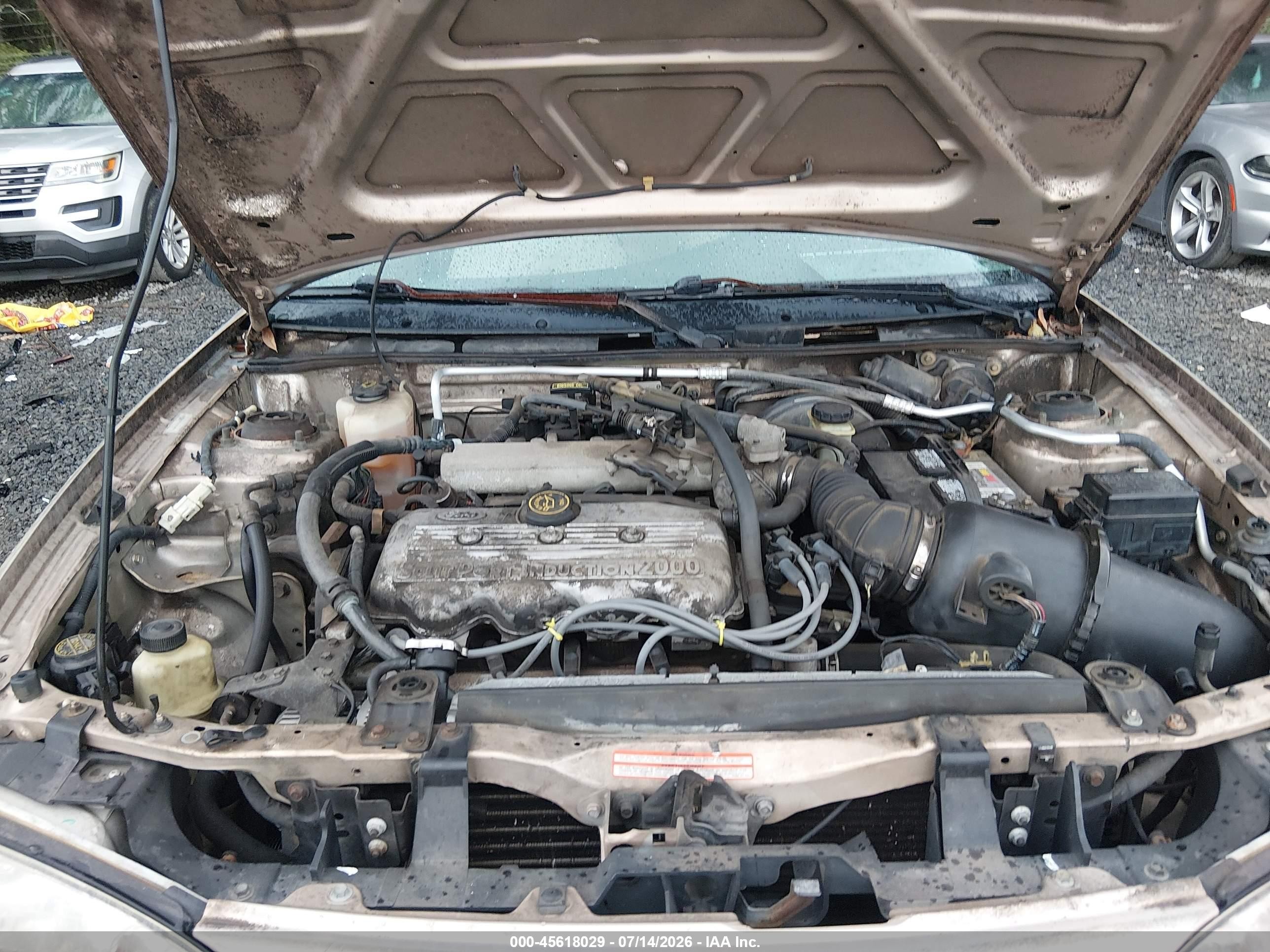 1997 Ford Escort Lx Gold vin: 1FALP13P5VW356011