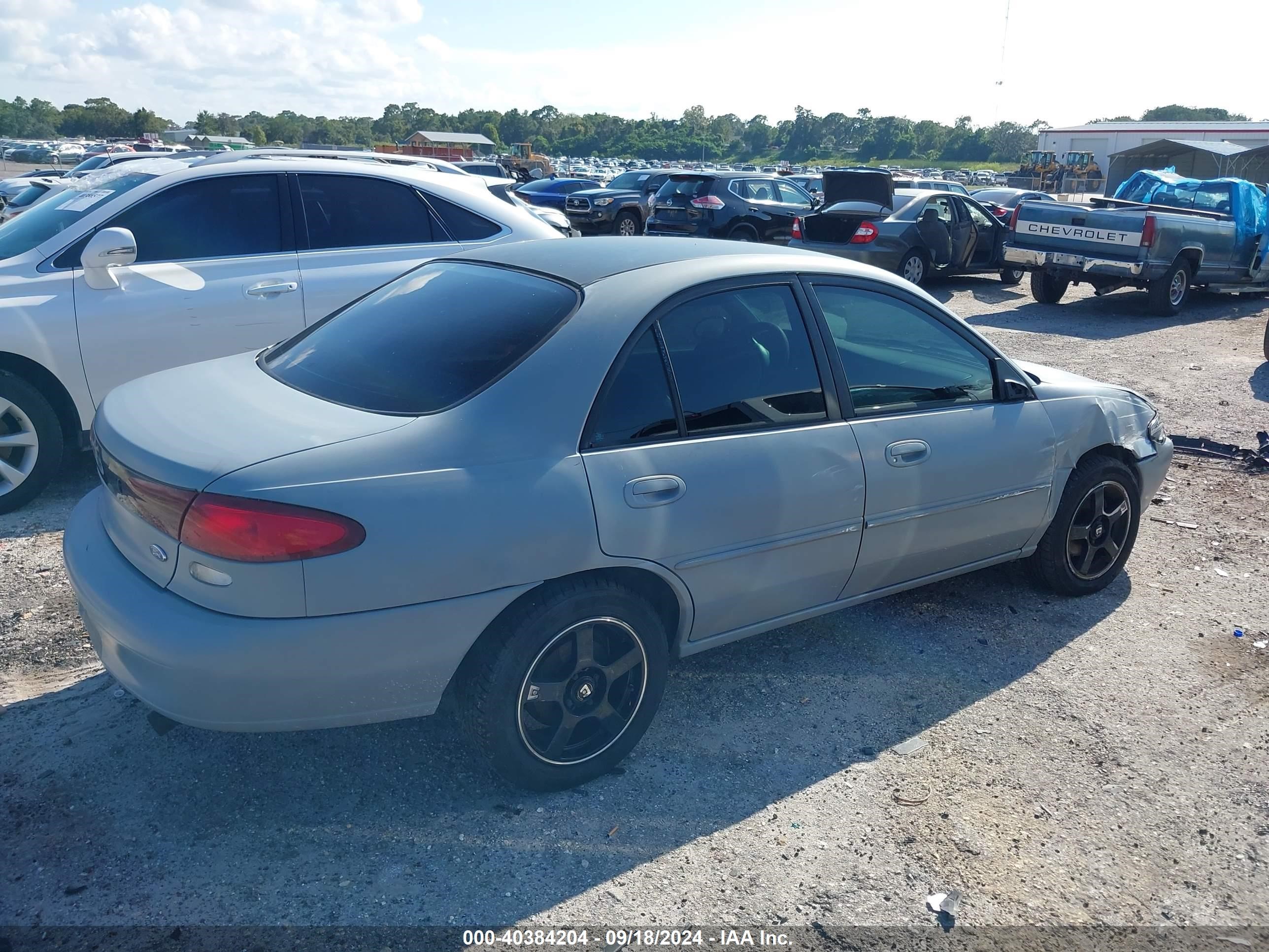 1997 Ford Escort Lx Gray vin: 1FALP13P6VW351562