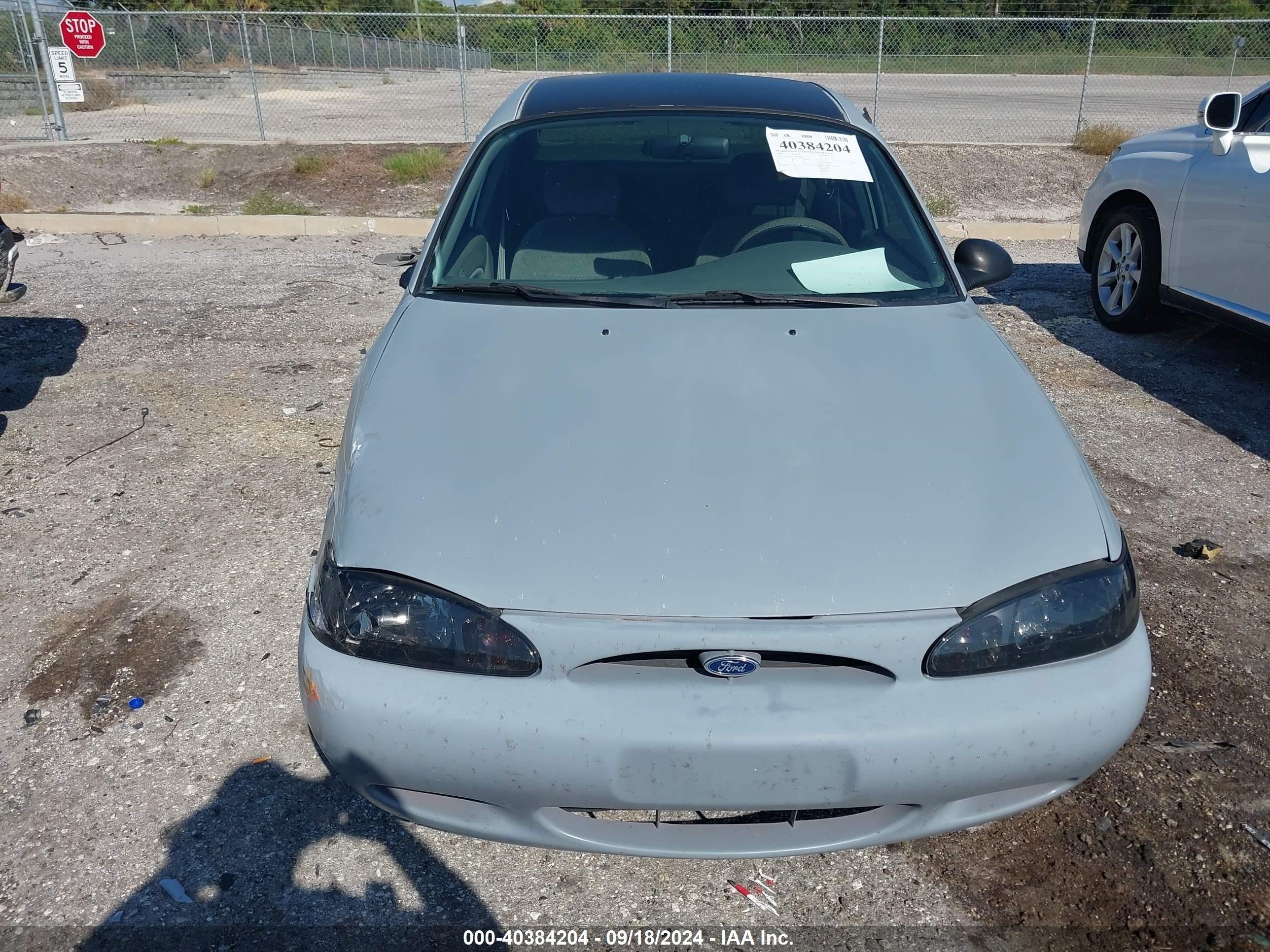 1997 Ford Escort Lx Gray vin: 1FALP13P6VW351562