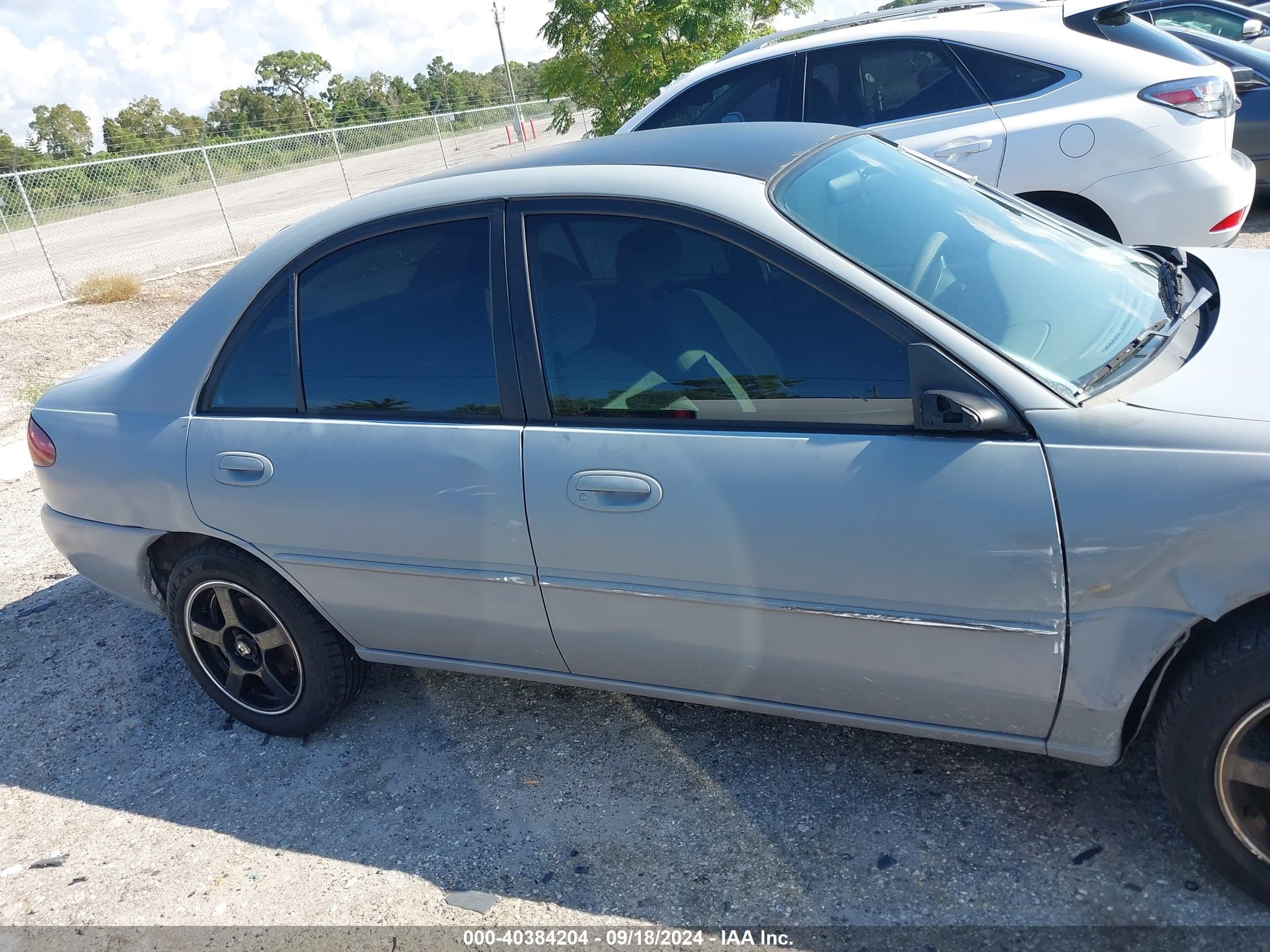 1997 Ford Escort Lx Gray vin: 1FALP13P6VW351562