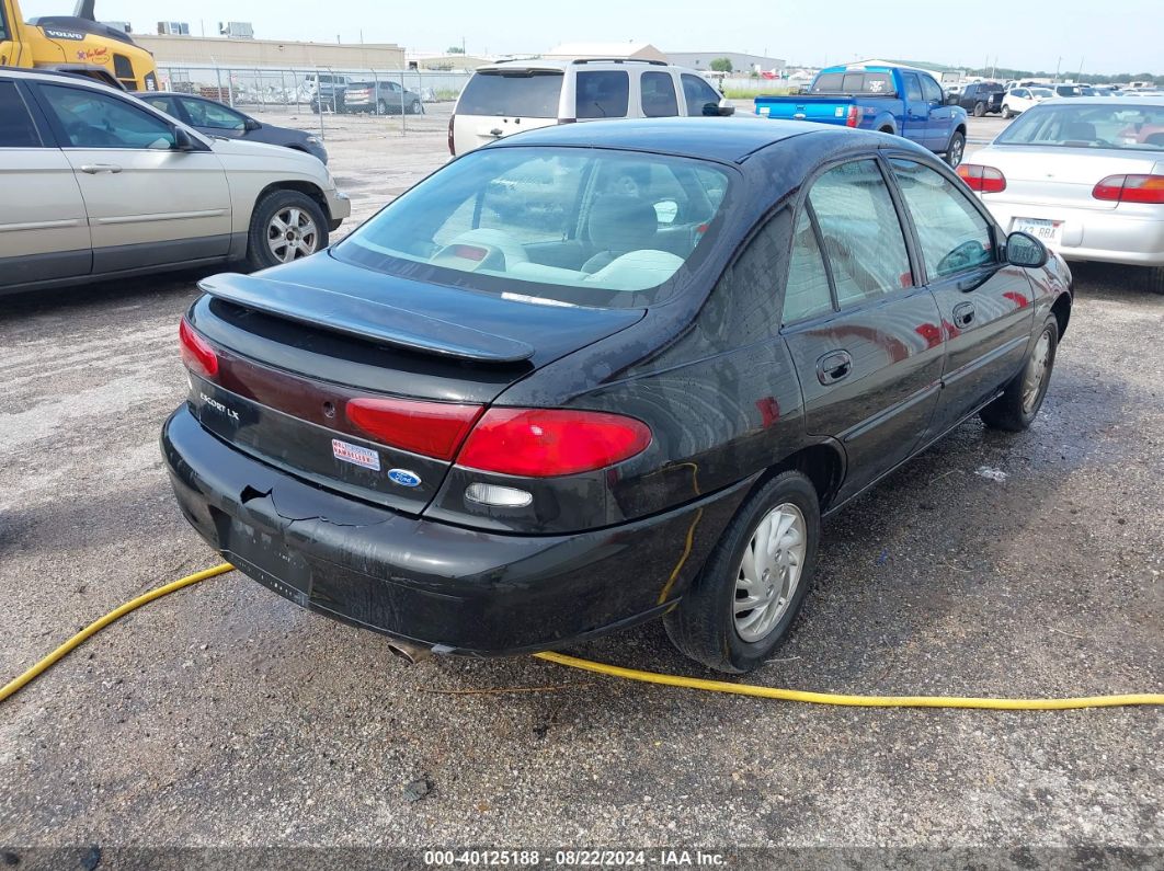 1997 Ford Escort Lx Black vin: 1FALP13P8VW379847