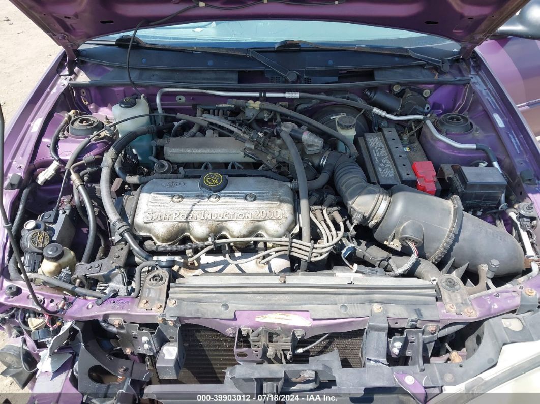 1997 Ford Escort Lx Purple vin: 1FALP13P9VW148116
