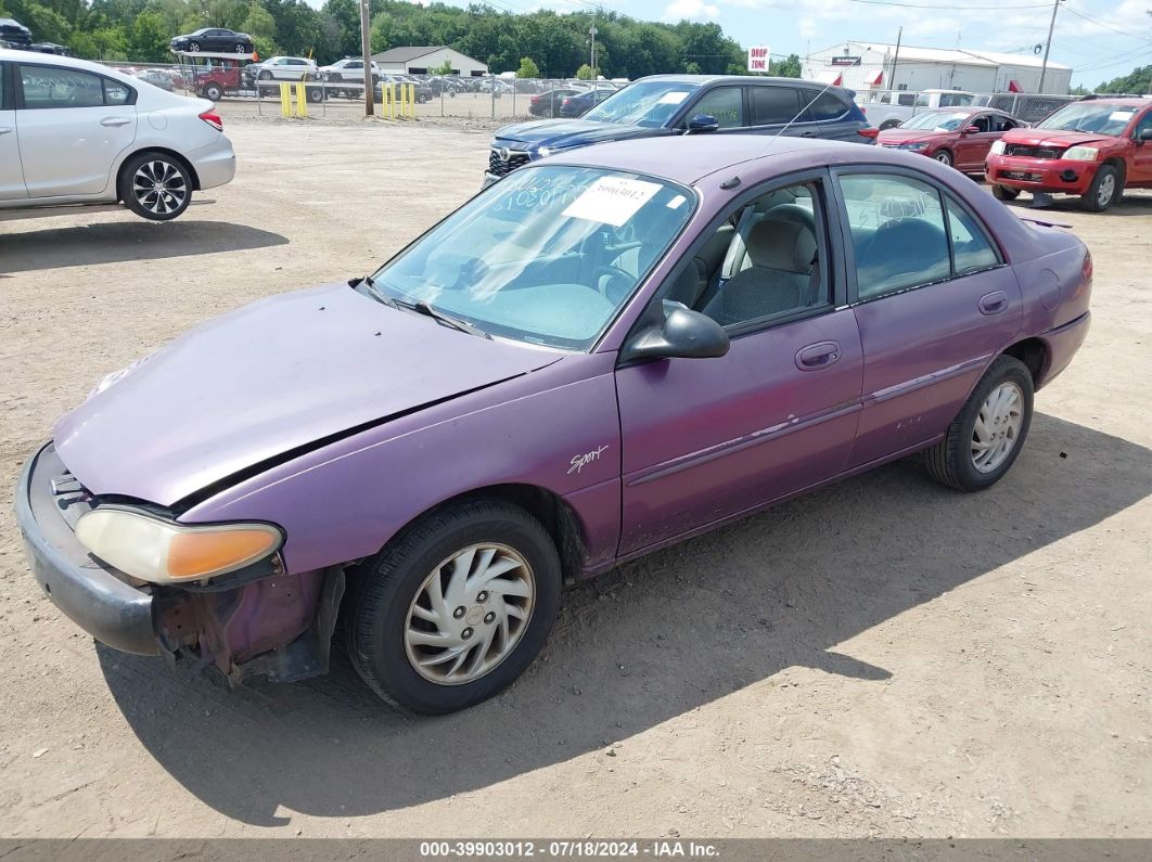 1997 Ford Escort Lx Purple vin: 1FALP13P9VW148116
