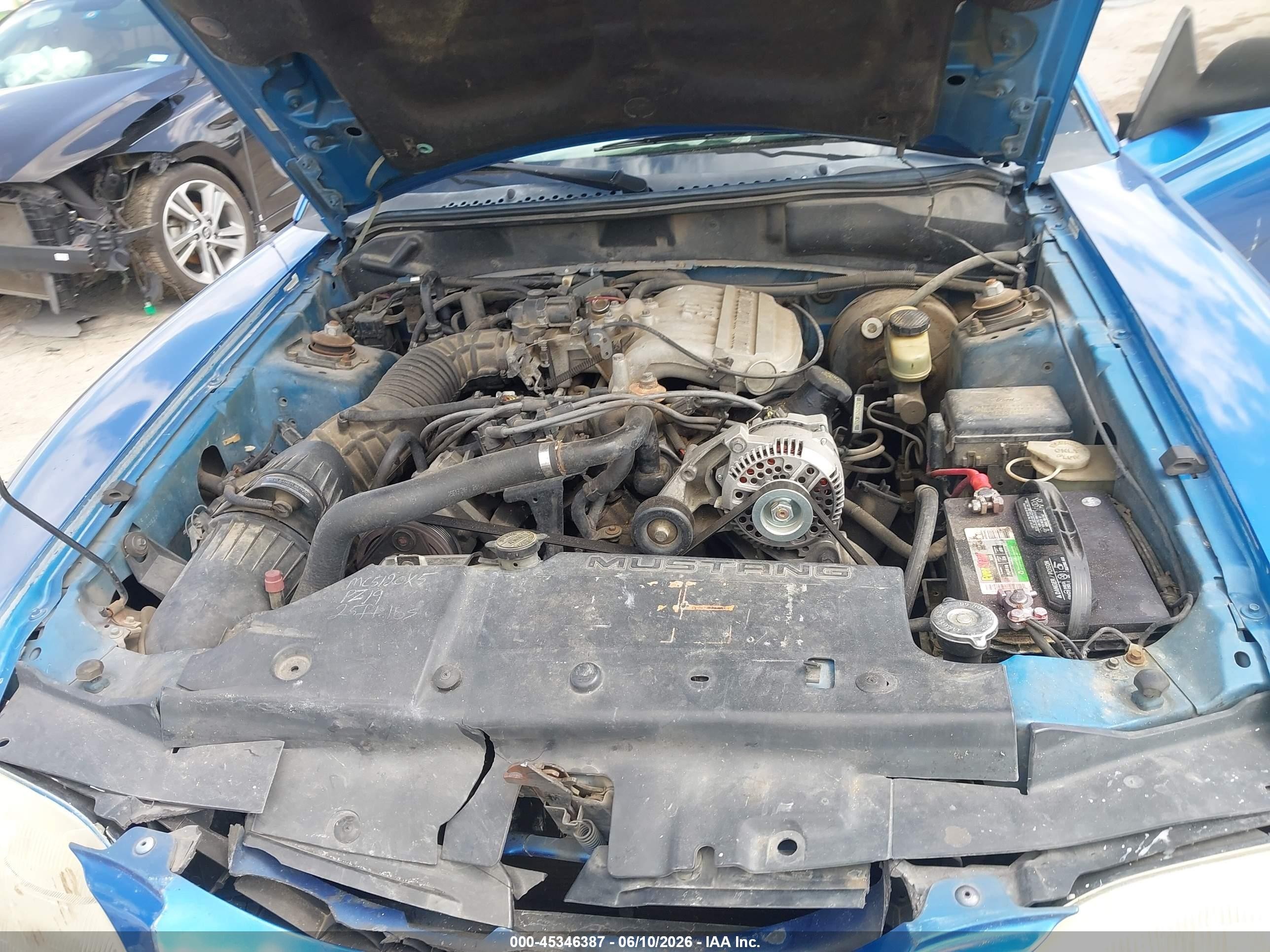 1994 Ford Mustang   Blue vin: 1FALP4040RF204672