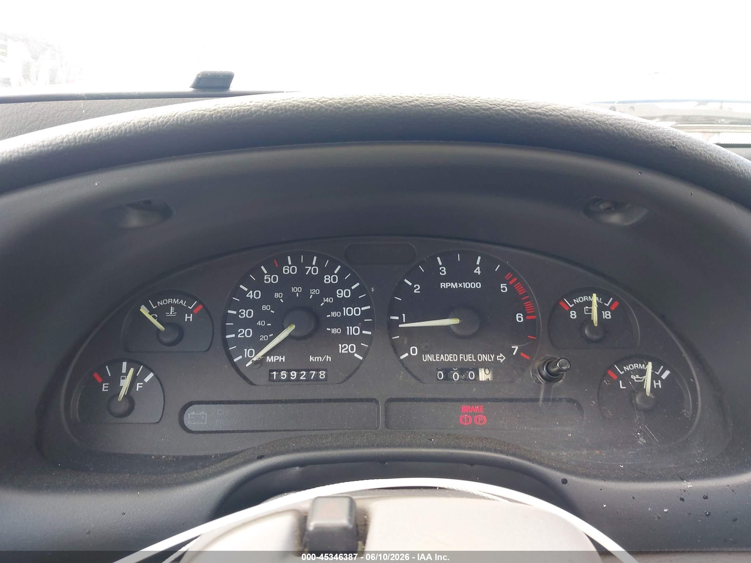 1994 Ford Mustang   Blue vin: 1FALP4040RF204672