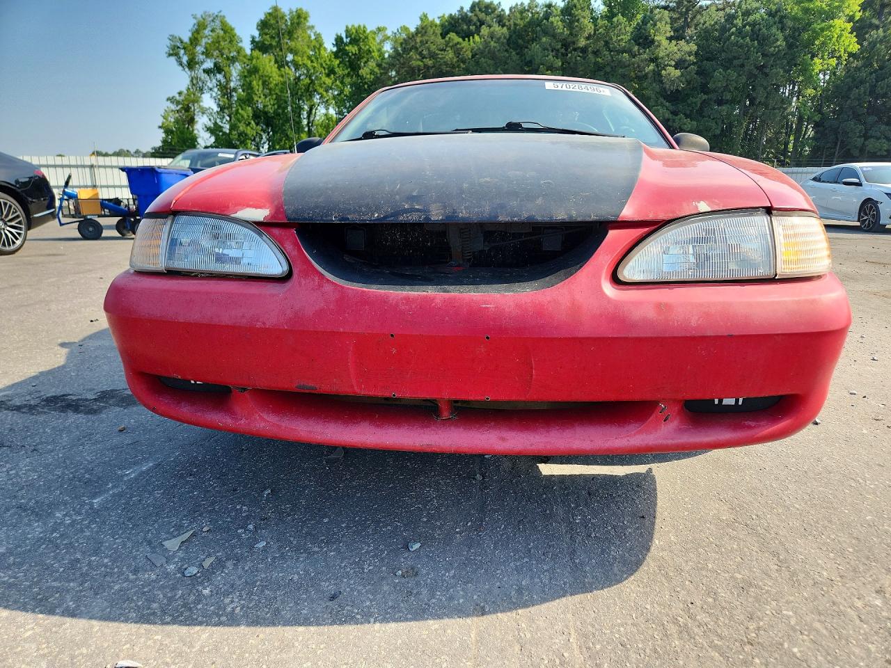1995 Ford Mustang Red vin: 1FALP4043SF150953