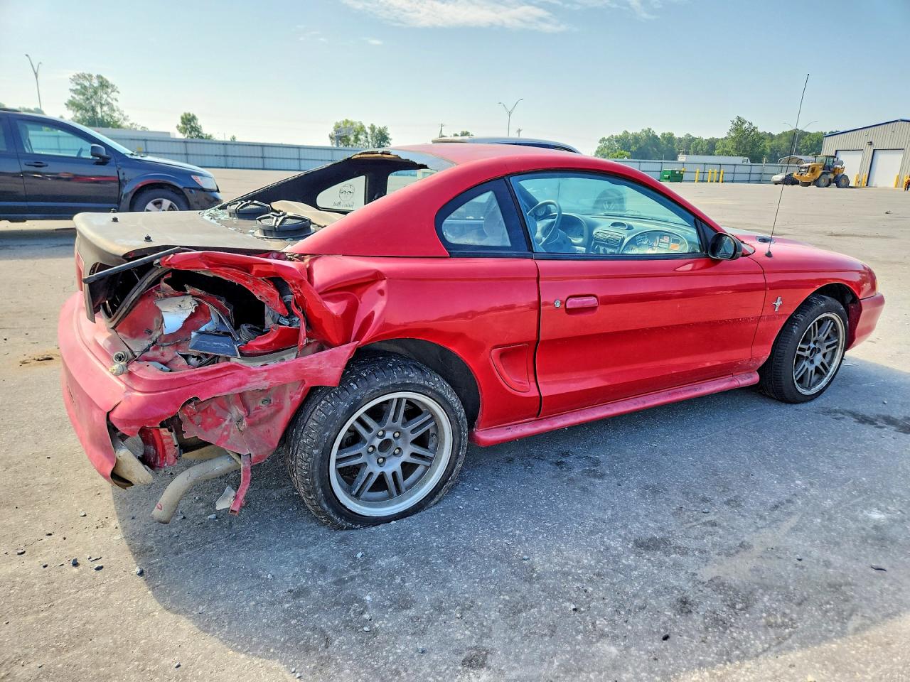 1995 Ford Mustang Red vin: 1FALP4043SF150953