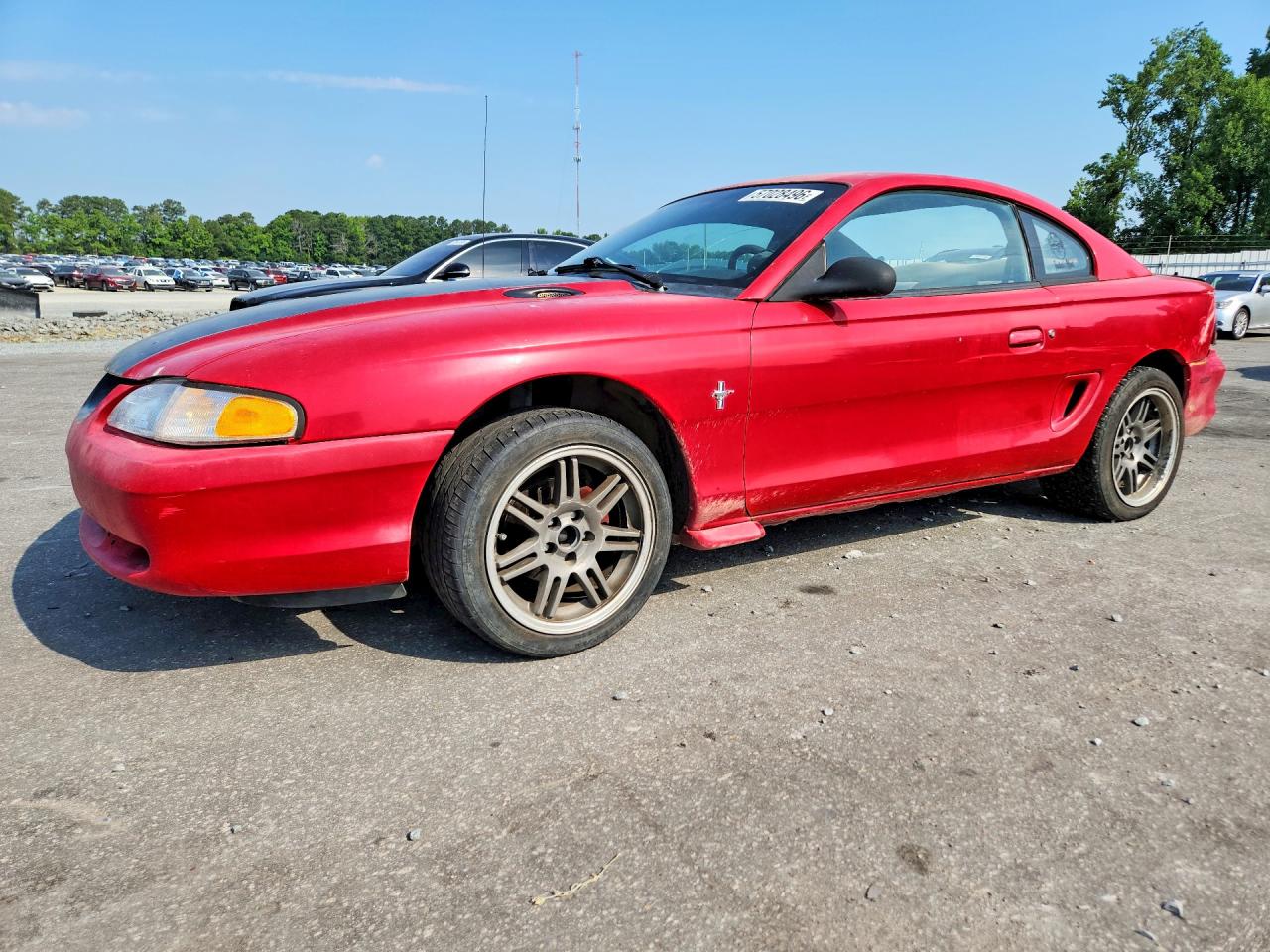 1995 Ford Mustang Red vin: 1FALP4043SF150953