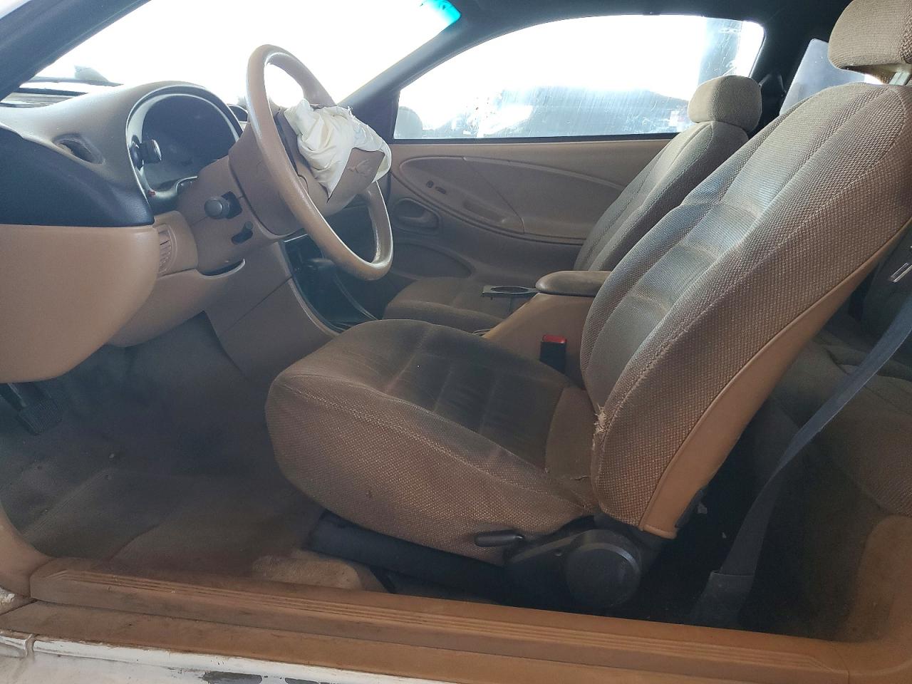 1997 Ford Mustang White vin: 1FALP4044VF115701