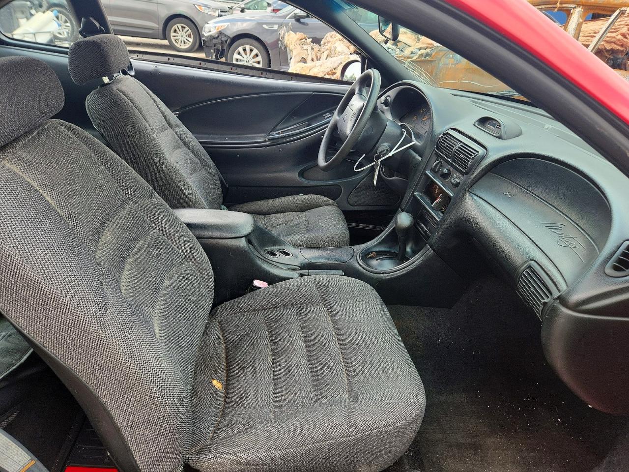 1997 Ford Mustang Red vin: 1FALP4047VF128877
