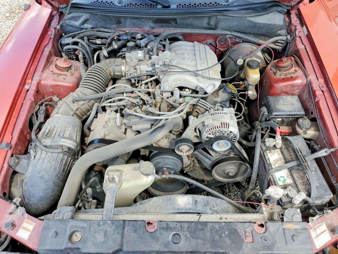 1997 Ford Mustang Оранжевый vin: 1FALP4047VF195897