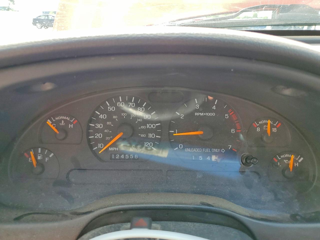 1997 Ford Mustang Оранжевый vin: 1FALP4047VF195897