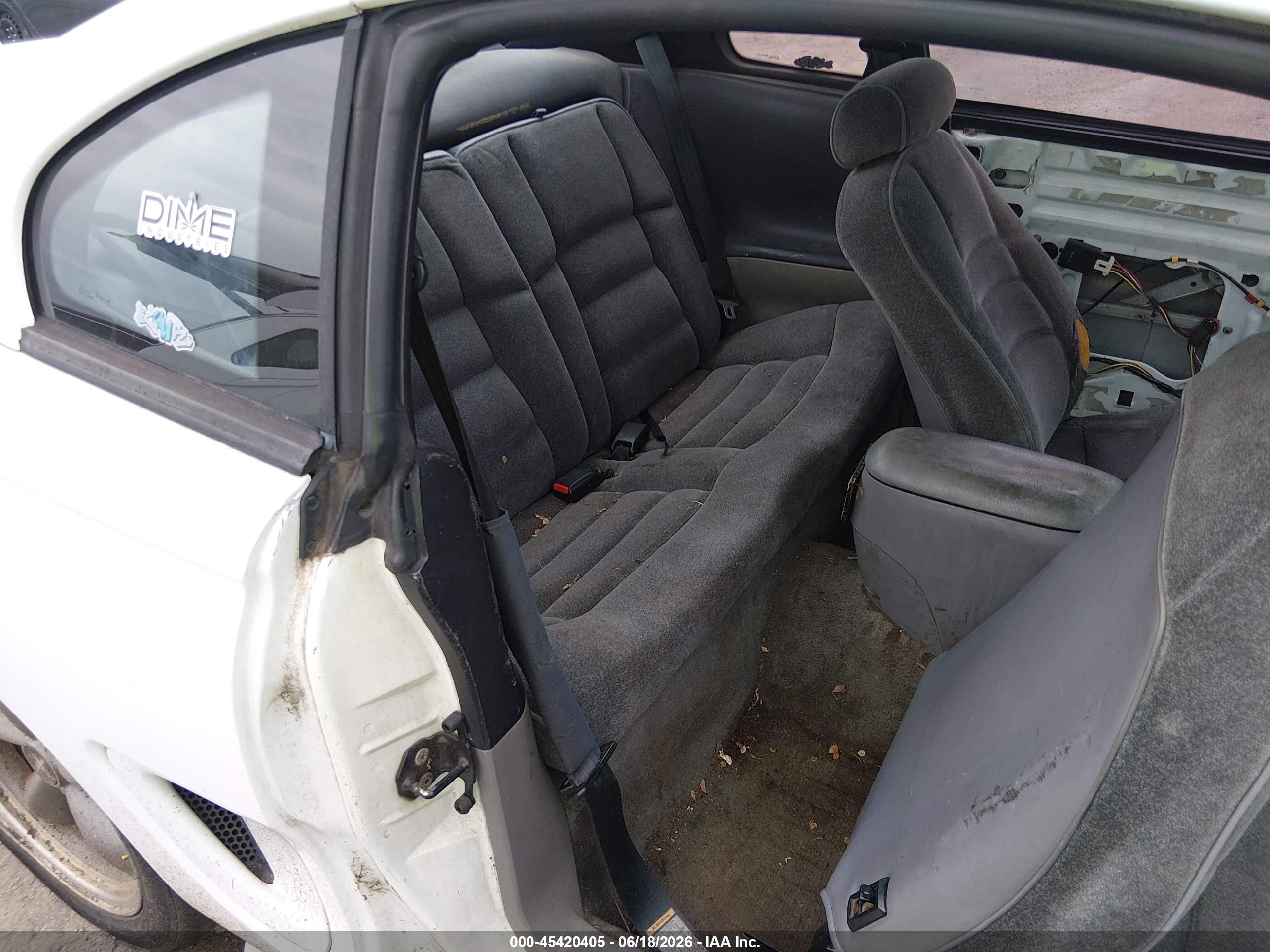 1995 Ford Mustang   White vin: 1FALP4049SF102566