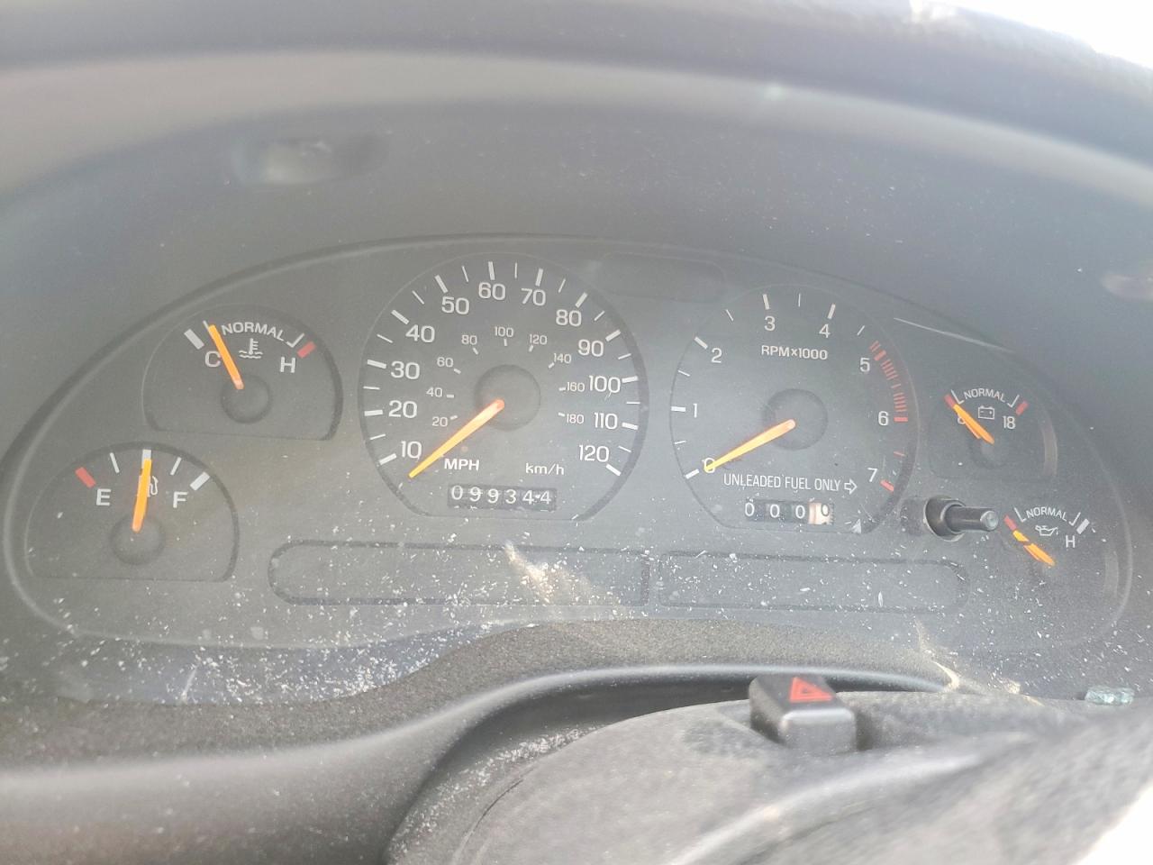 1996 Ford Mustang Black vin: 1FALP404XTF208770