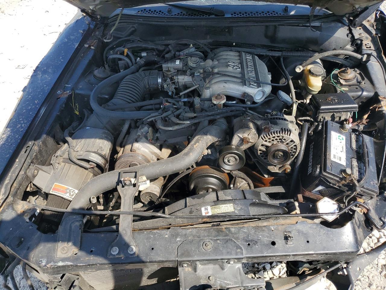 1996 Ford Mustang Black vin: 1FALP404XTF208770