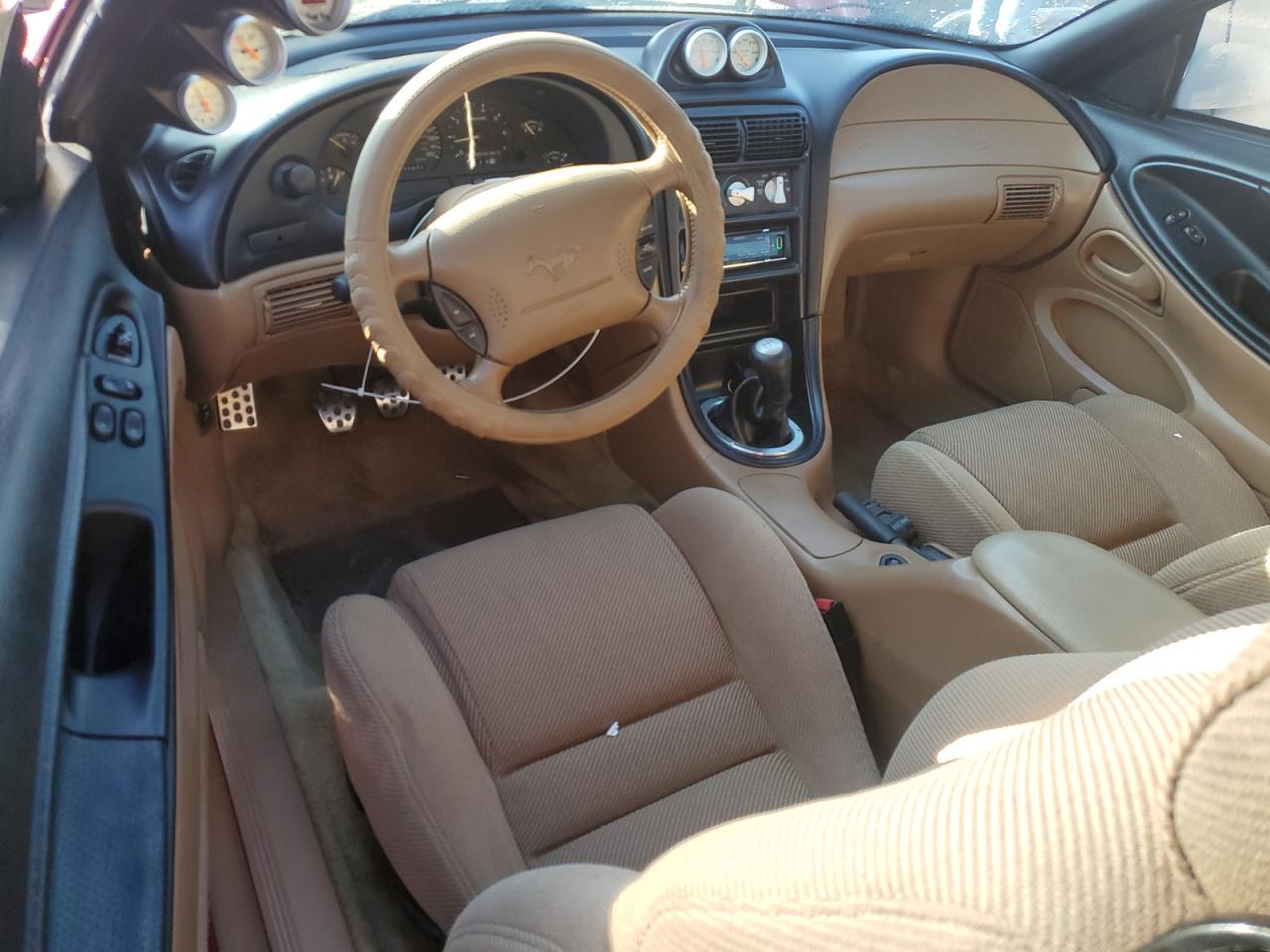 1995 Ford Mustang Gt Красный vin: 1FALP42T0SF132477