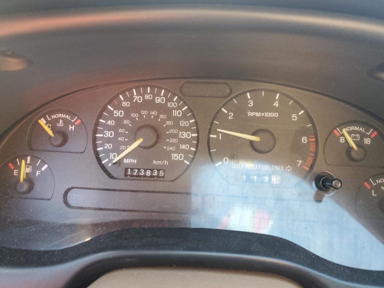 1995 Ford Mustang Gt Красный vin: 1FALP42T0SF132477