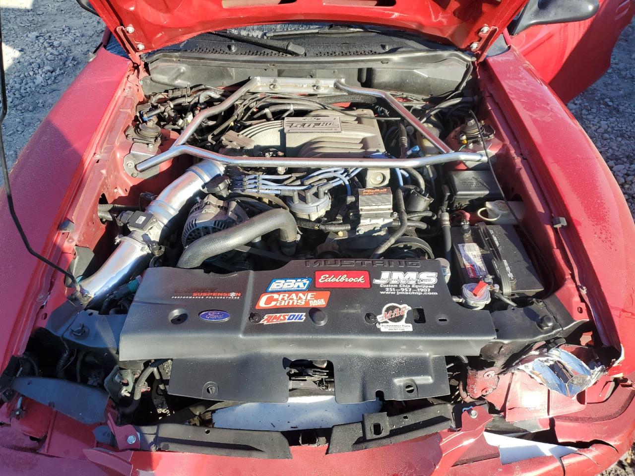 1995 Ford Mustang Gt Красный vin: 1FALP42T0SF132477