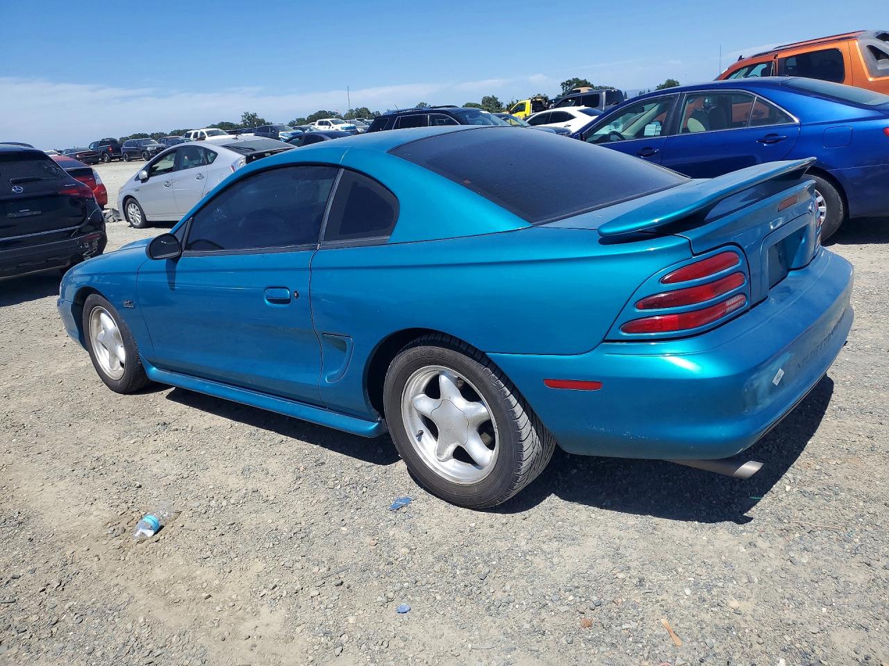 1995 Ford Mustang Gt Turquoise vin: 1FALP42T1SF186967