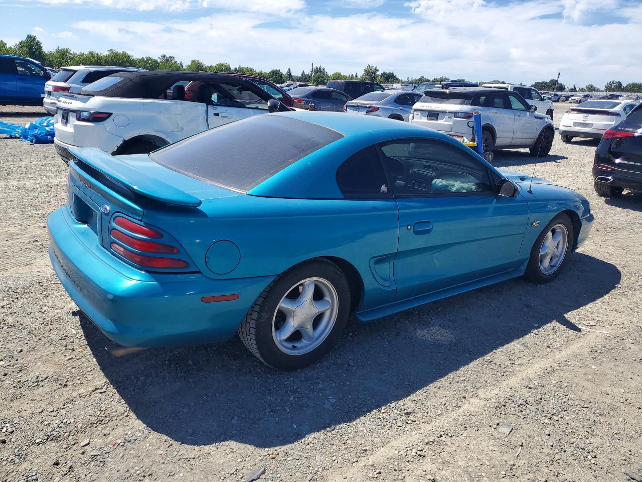 1995 Ford Mustang Gt Turquoise vin: 1FALP42T1SF186967