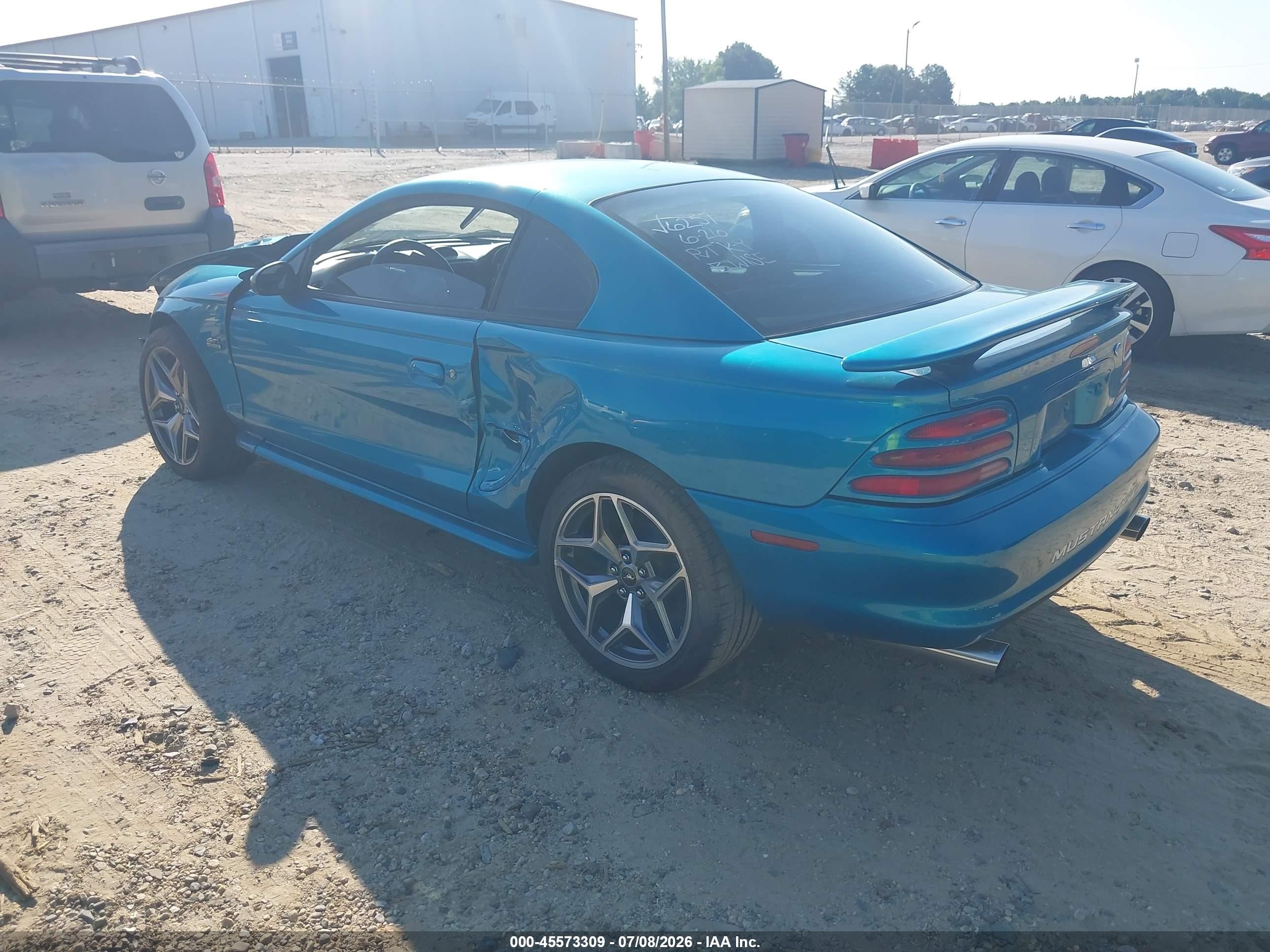 1994 Ford Mustang Gt Green vin: 1FALP42T4RF156257