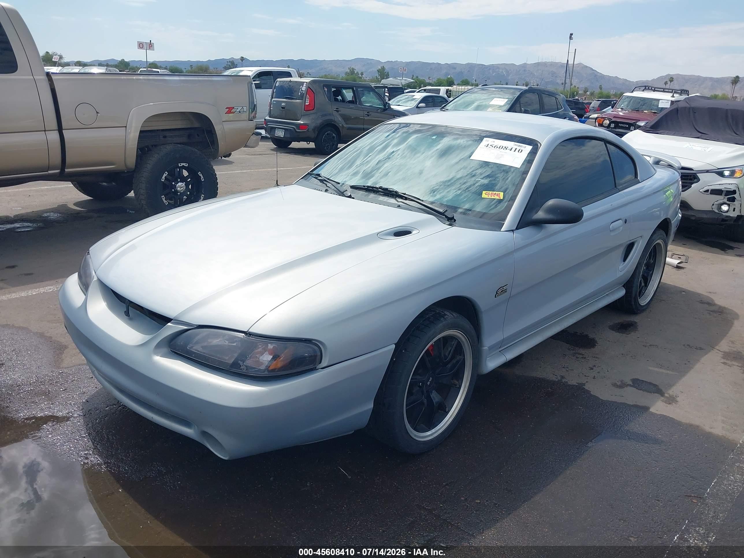 1995 Ford Mustang Gt/gts Silver vin: 1FALP42T4SF223347