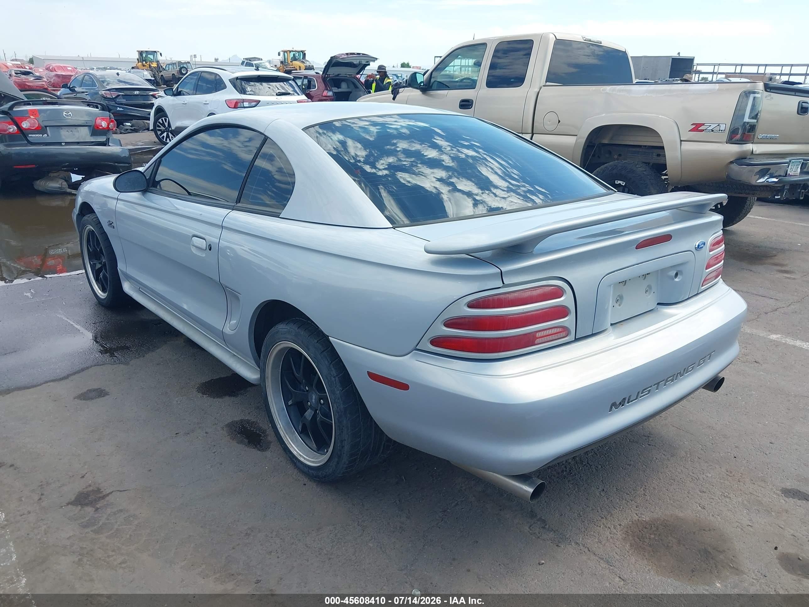 1995 Ford Mustang Gt/gts Silver vin: 1FALP42T4SF223347