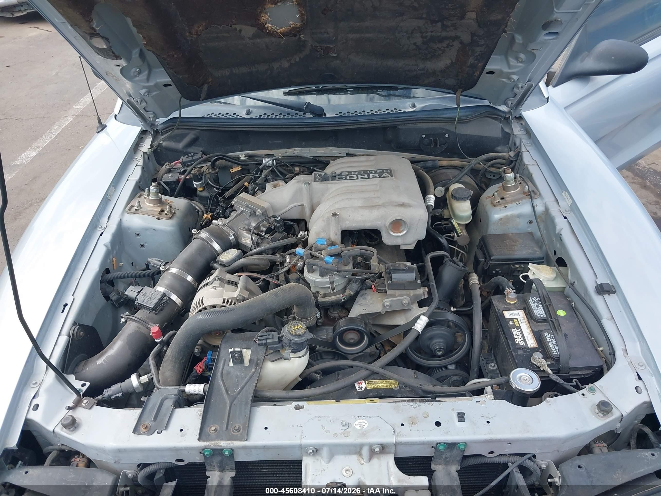 1995 Ford Mustang Gt/gts Silver vin: 1FALP42T4SF223347