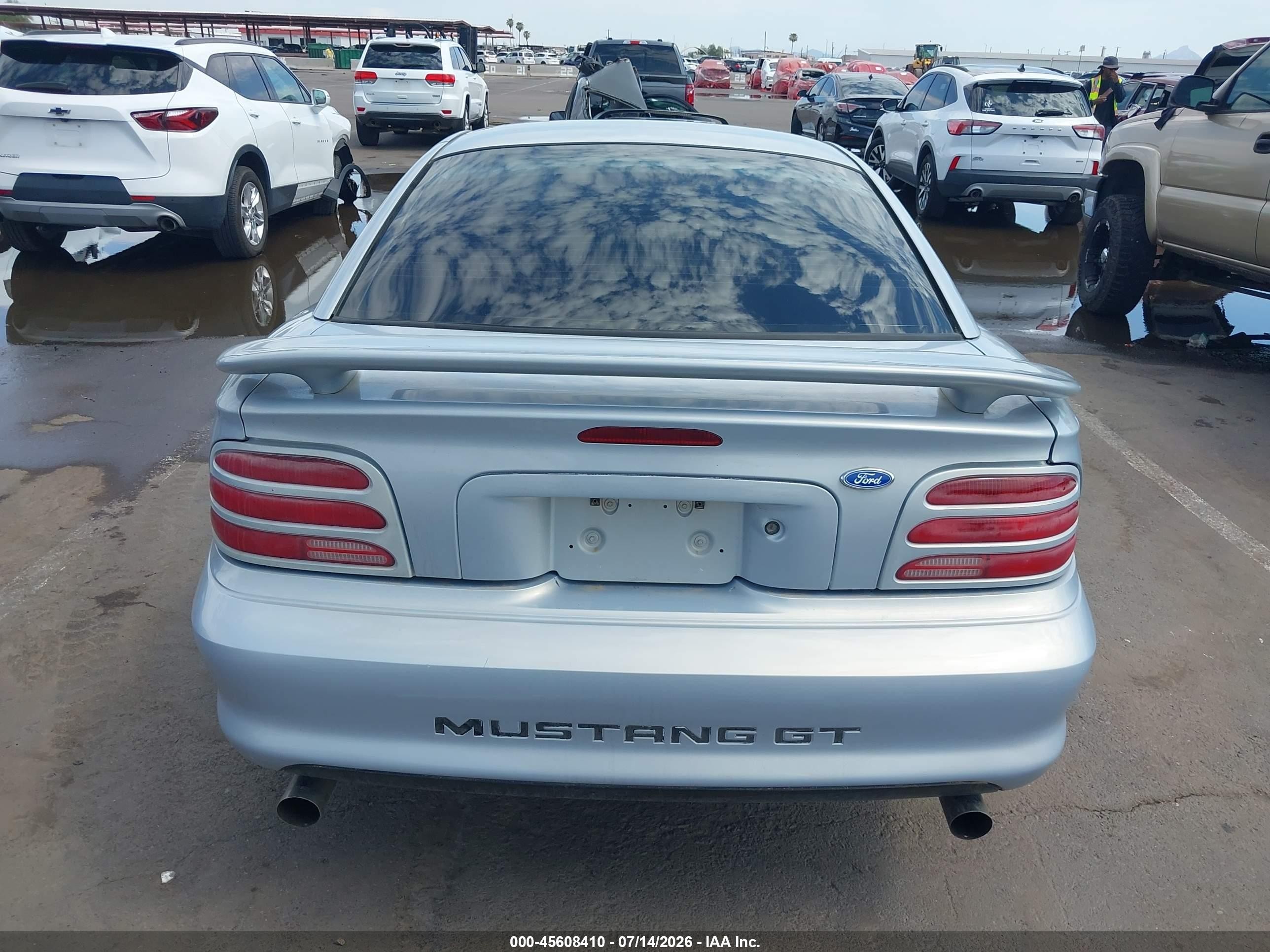 1995 Ford Mustang Gt/gts Silver vin: 1FALP42T4SF223347