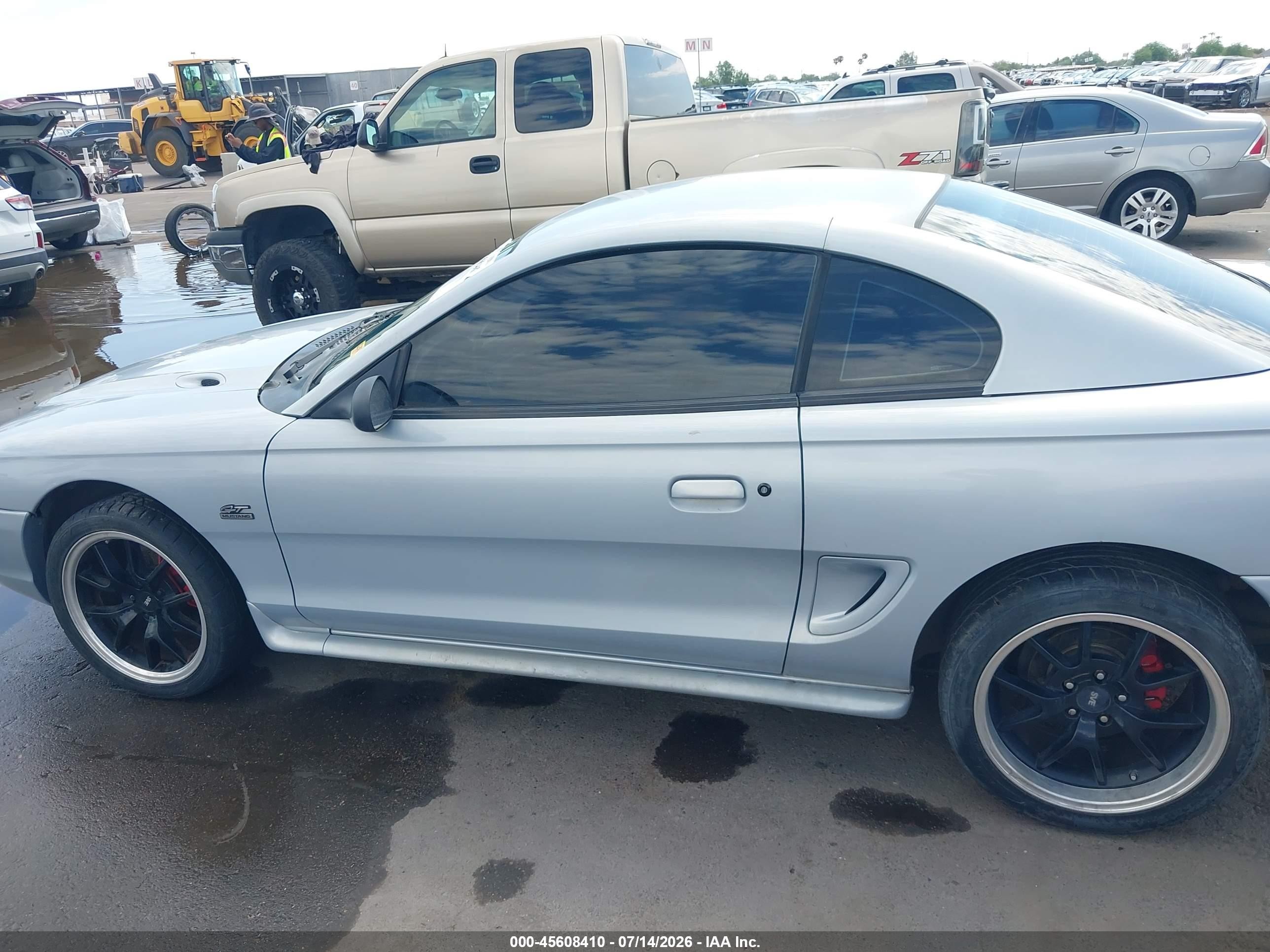 1995 Ford Mustang Gt/gts Silver vin: 1FALP42T4SF223347