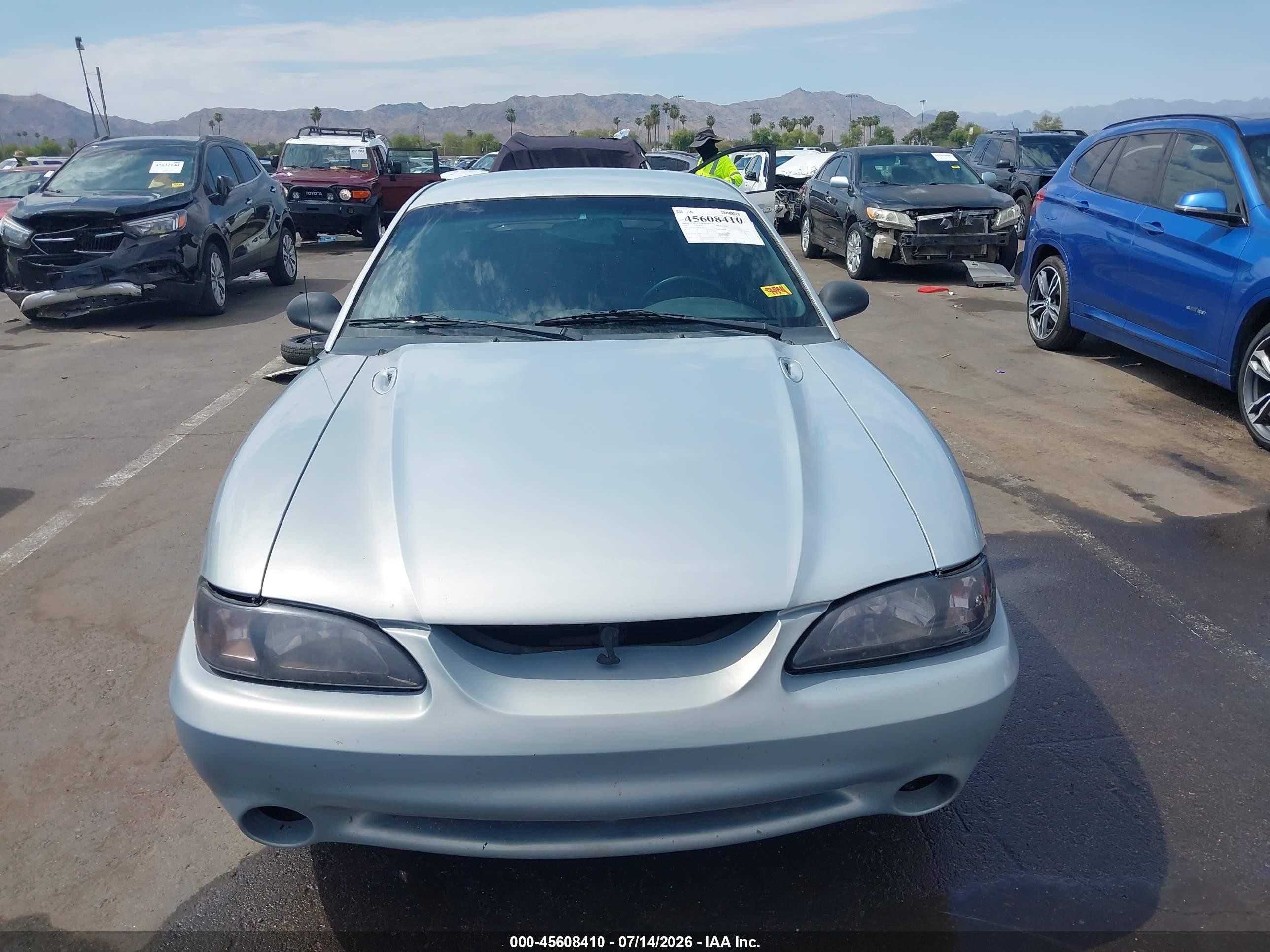 1995 Ford Mustang Gt/gts Silver vin: 1FALP42T4SF223347
