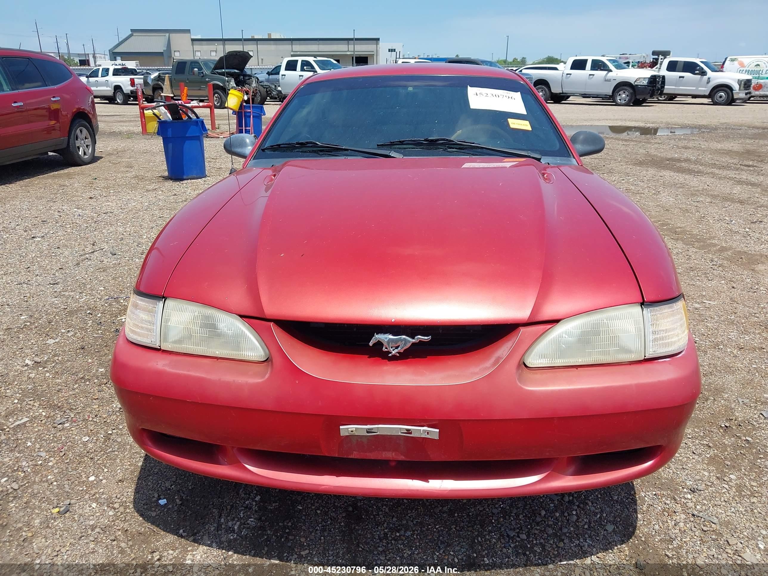 1994 Ford Mustang Gt Red vin: 1FALP42T5RF193561