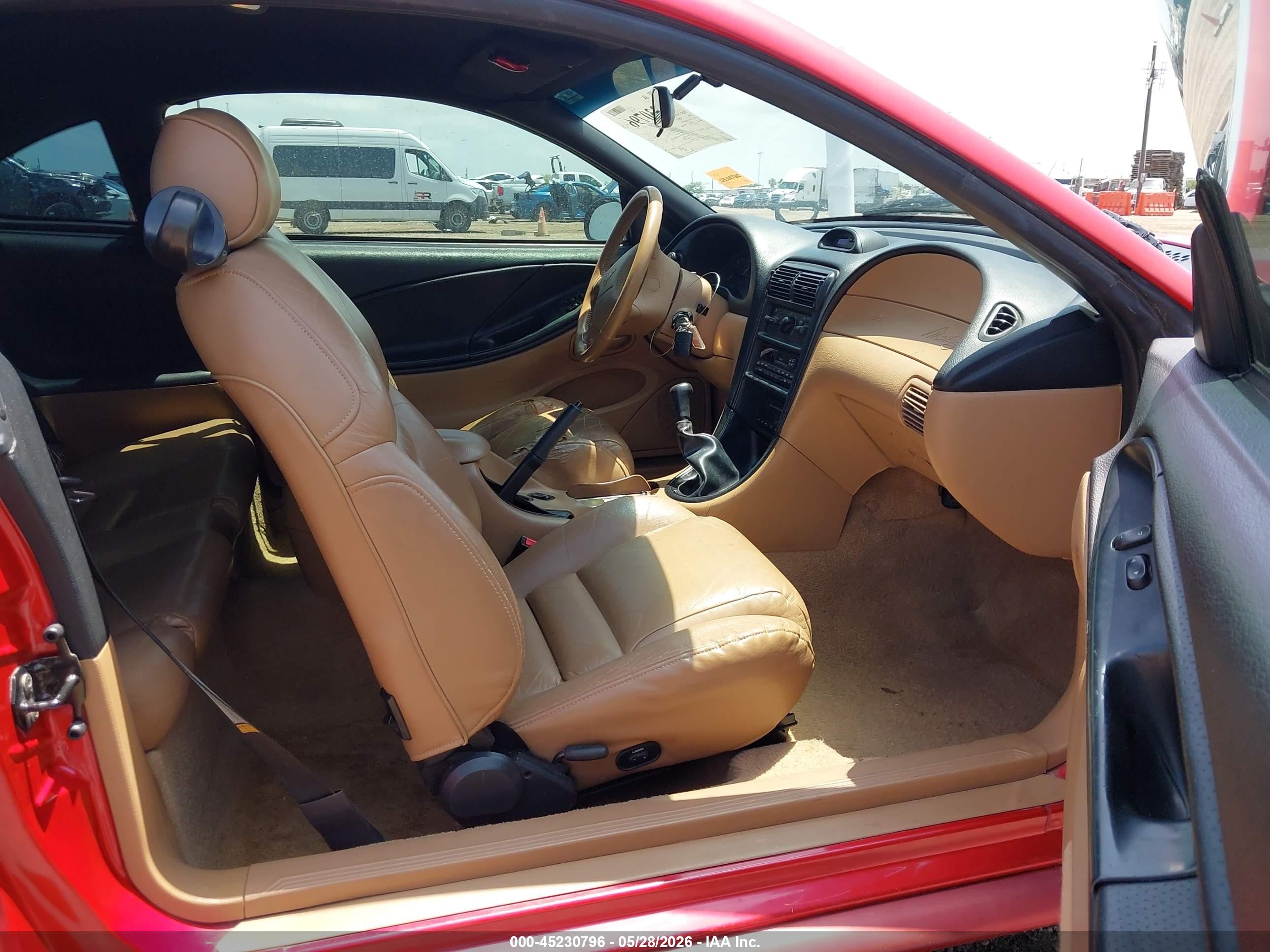 1994 Ford Mustang Gt Red vin: 1FALP42T5RF193561