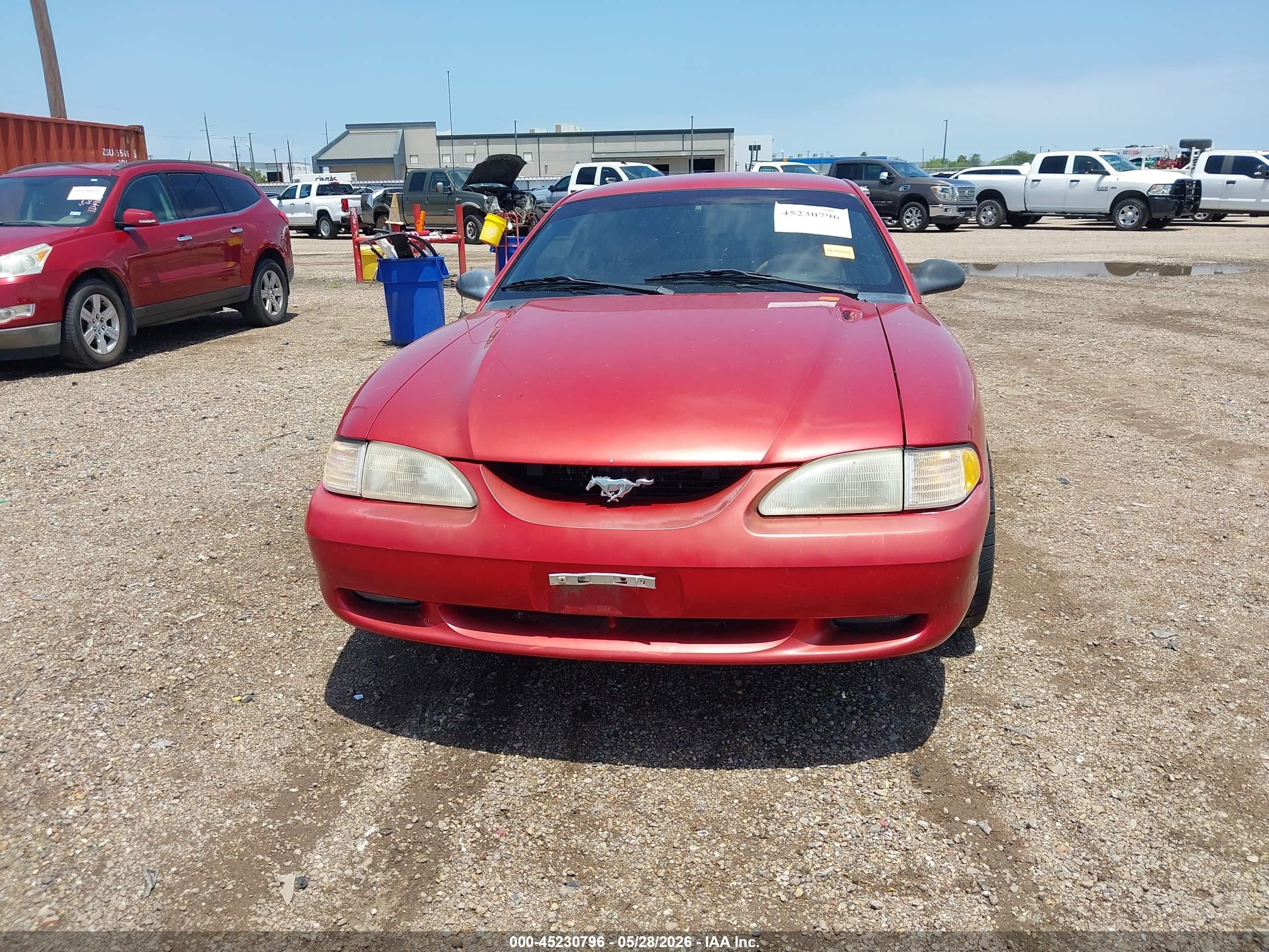 1994 Ford Mustang Gt Red vin: 1FALP42T5RF193561