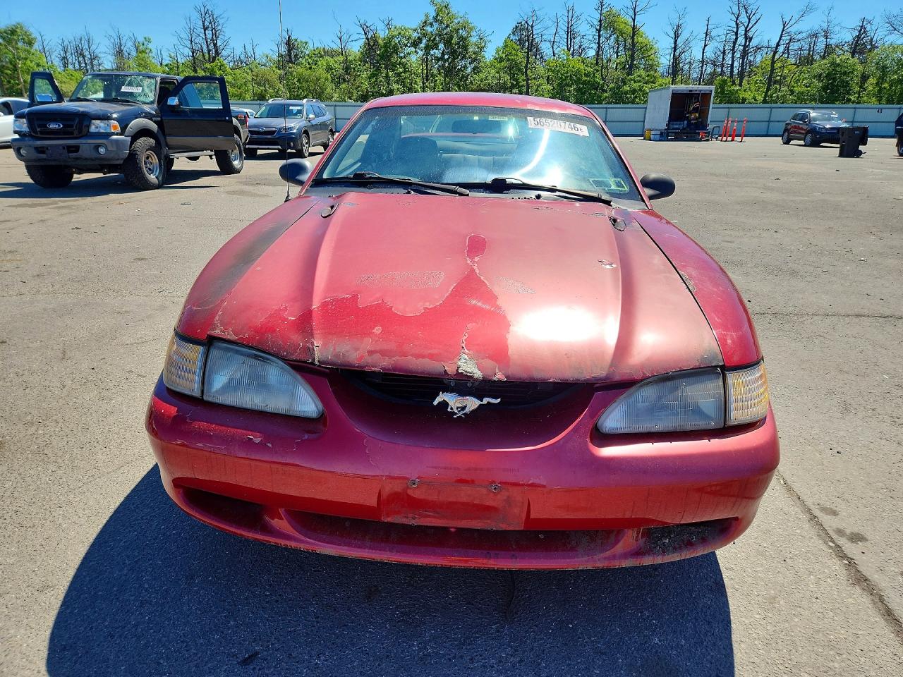 1994 Ford Mustang Red vin: 1FALP42T6RF149438