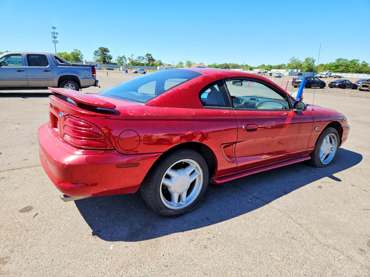 1994 Ford Mustang Red vin: 1FALP42T6RF149438