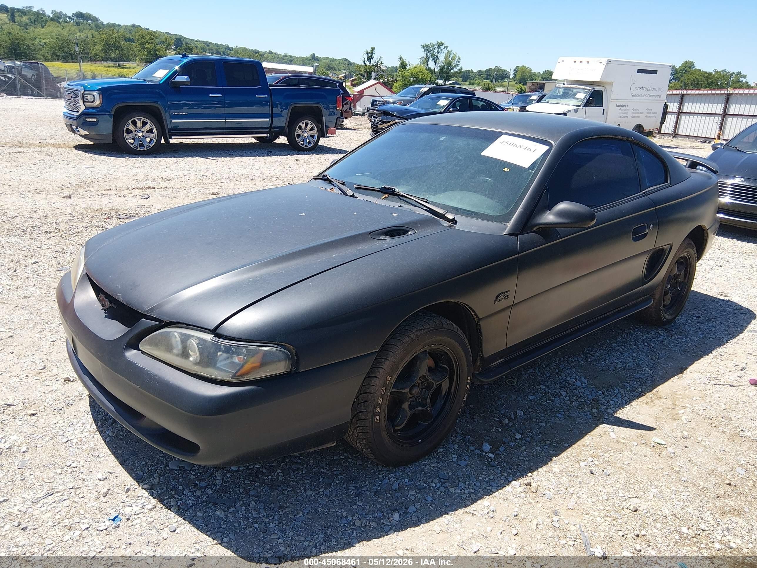 1994 Ford Mustang Gt Черный vin: 1FALP42T6RF220735