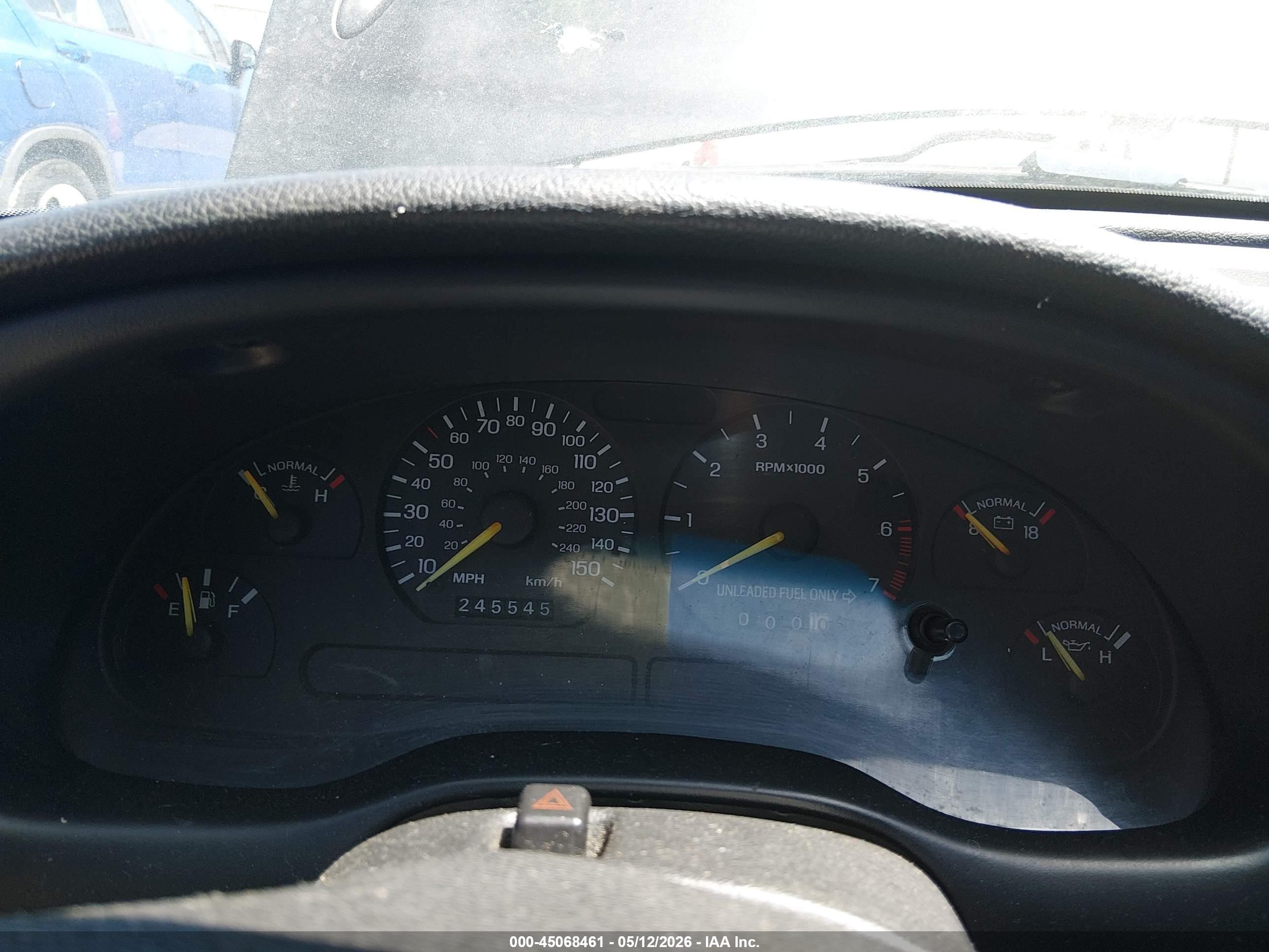 1994 Ford Mustang Gt Черный vin: 1FALP42T6RF220735
