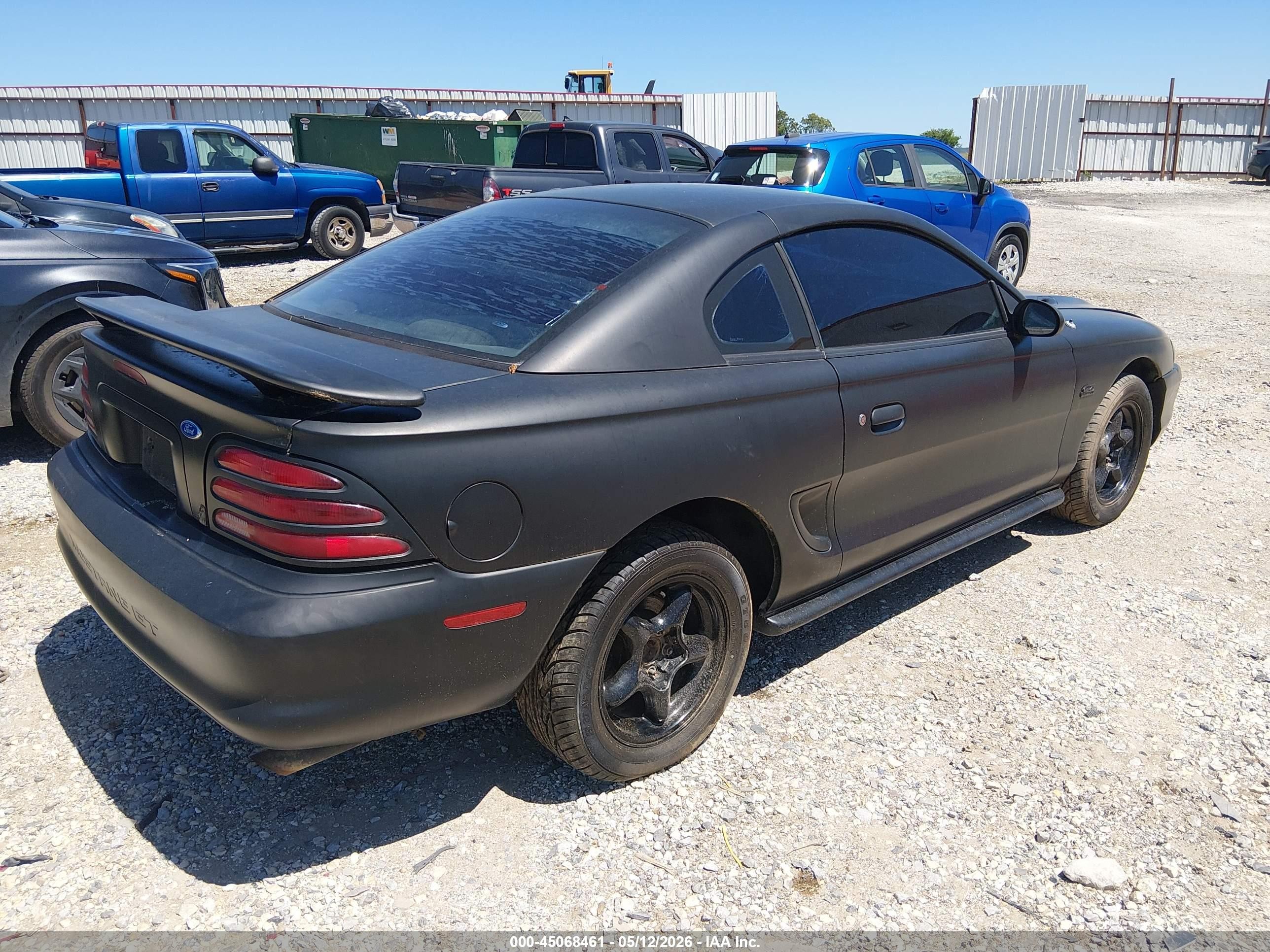 1994 Ford Mustang Gt Черный vin: 1FALP42T6RF220735
