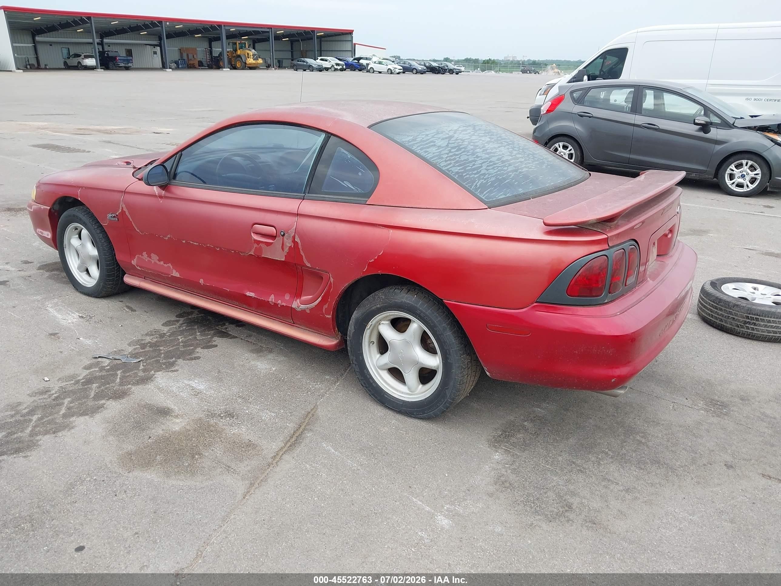 1994 Ford Mustang Gt Красный vin: 1FALP42TXRF204036