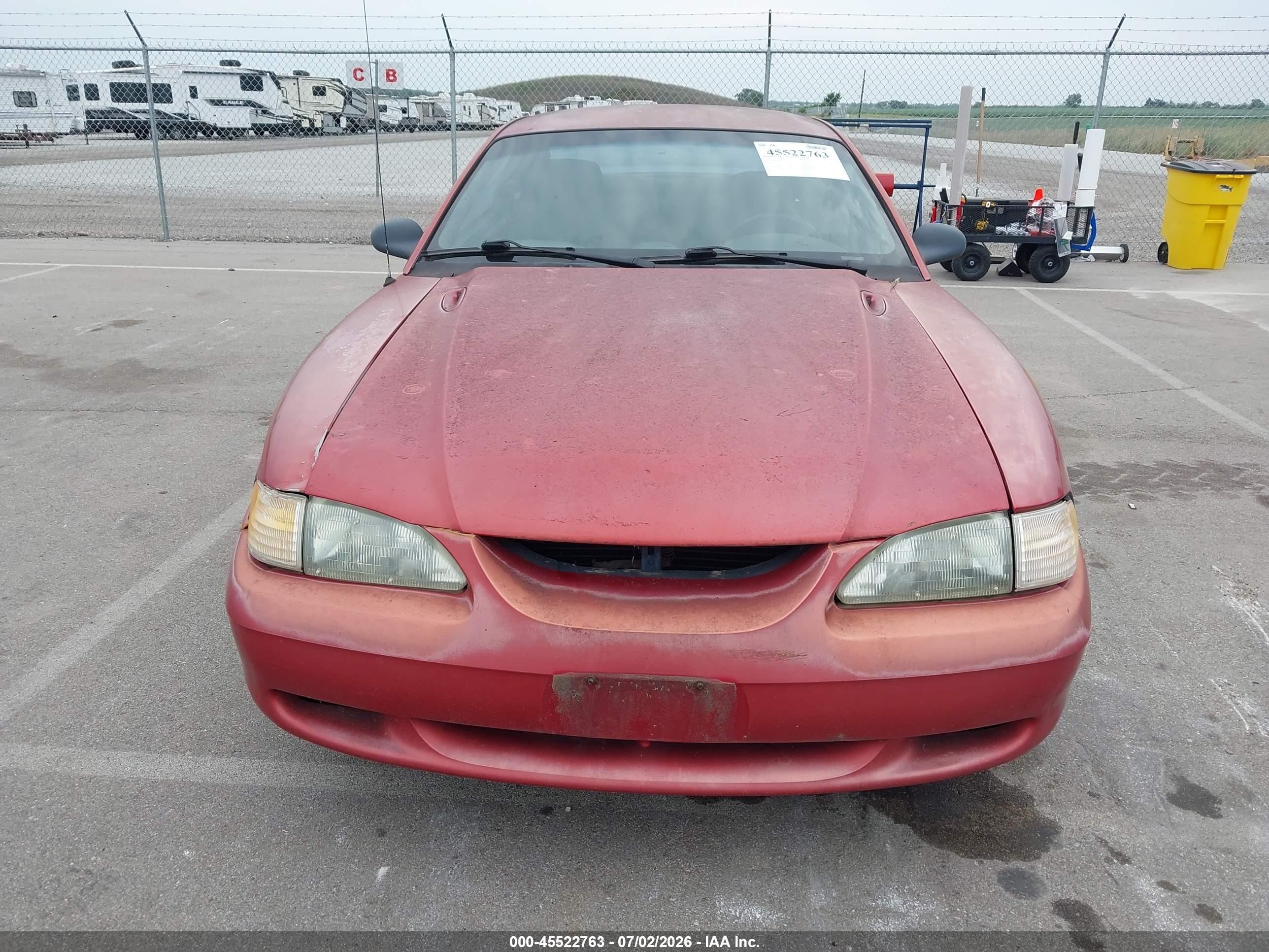1994 Ford Mustang Gt Красный vin: 1FALP42TXRF204036
