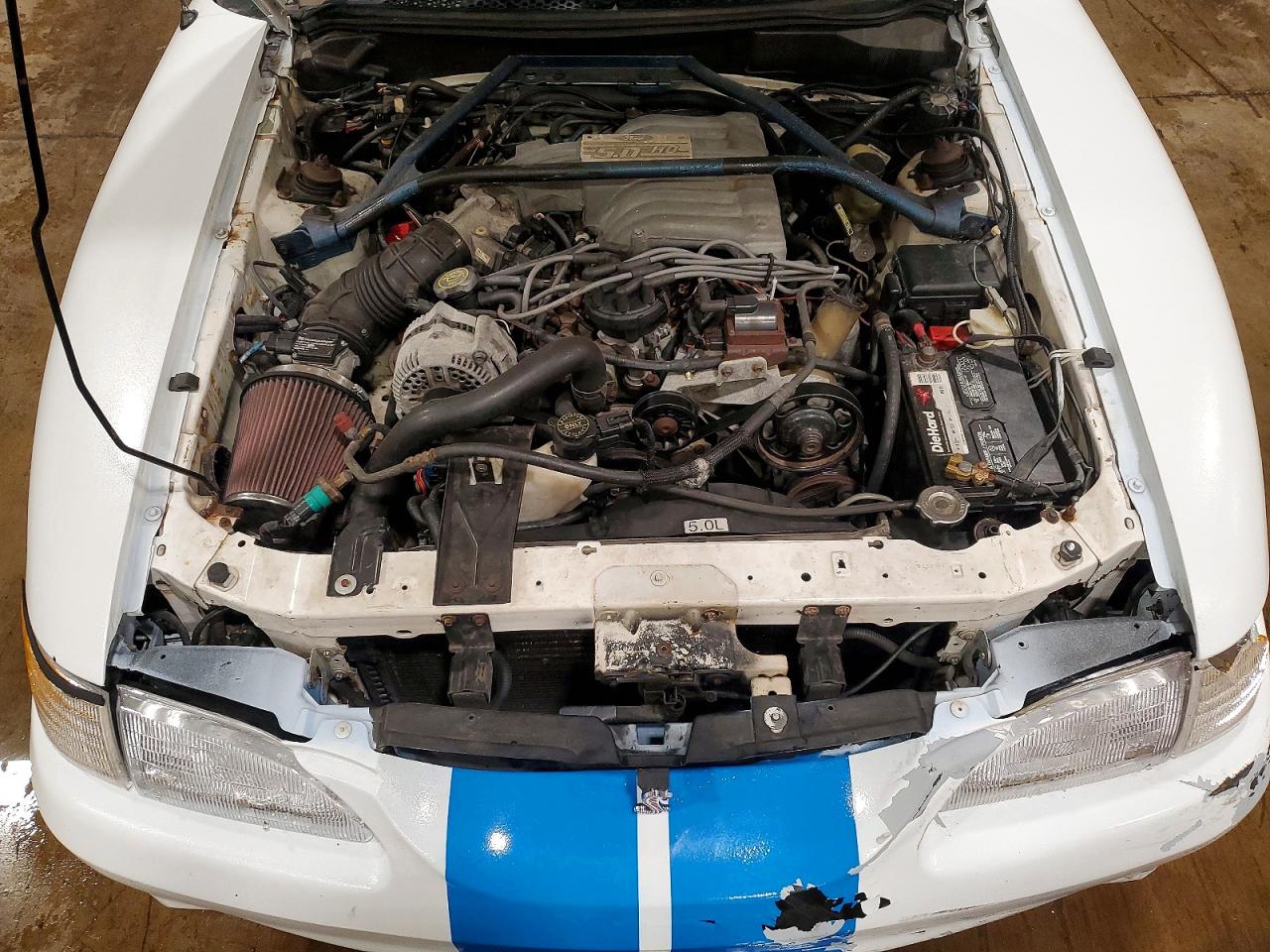 1994 Ford Mustang Gt Белый vin: 1FALP42TXRF223945