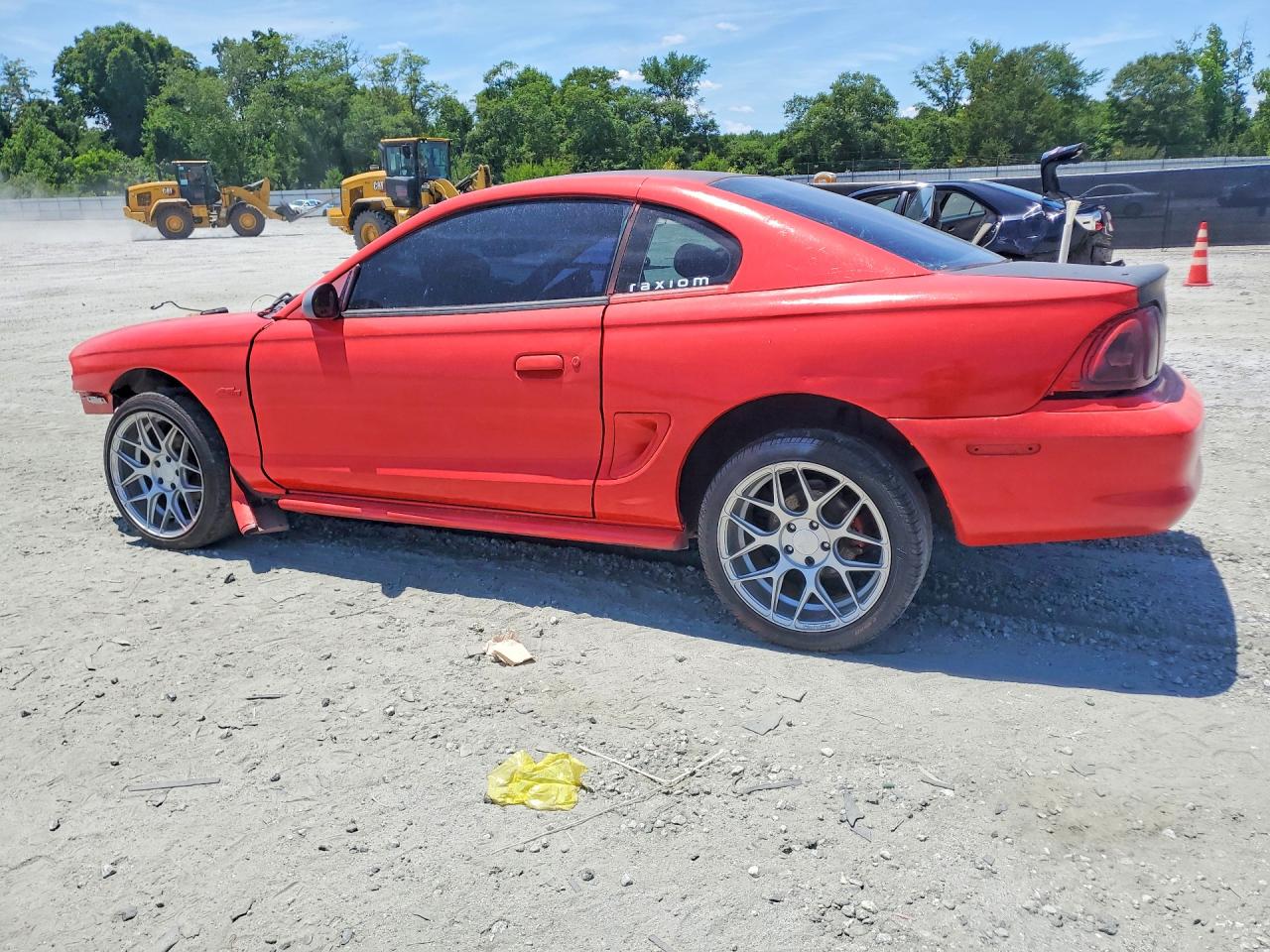 1996 Ford Mustang Gt Red vin: 1FALP42X0TF113528