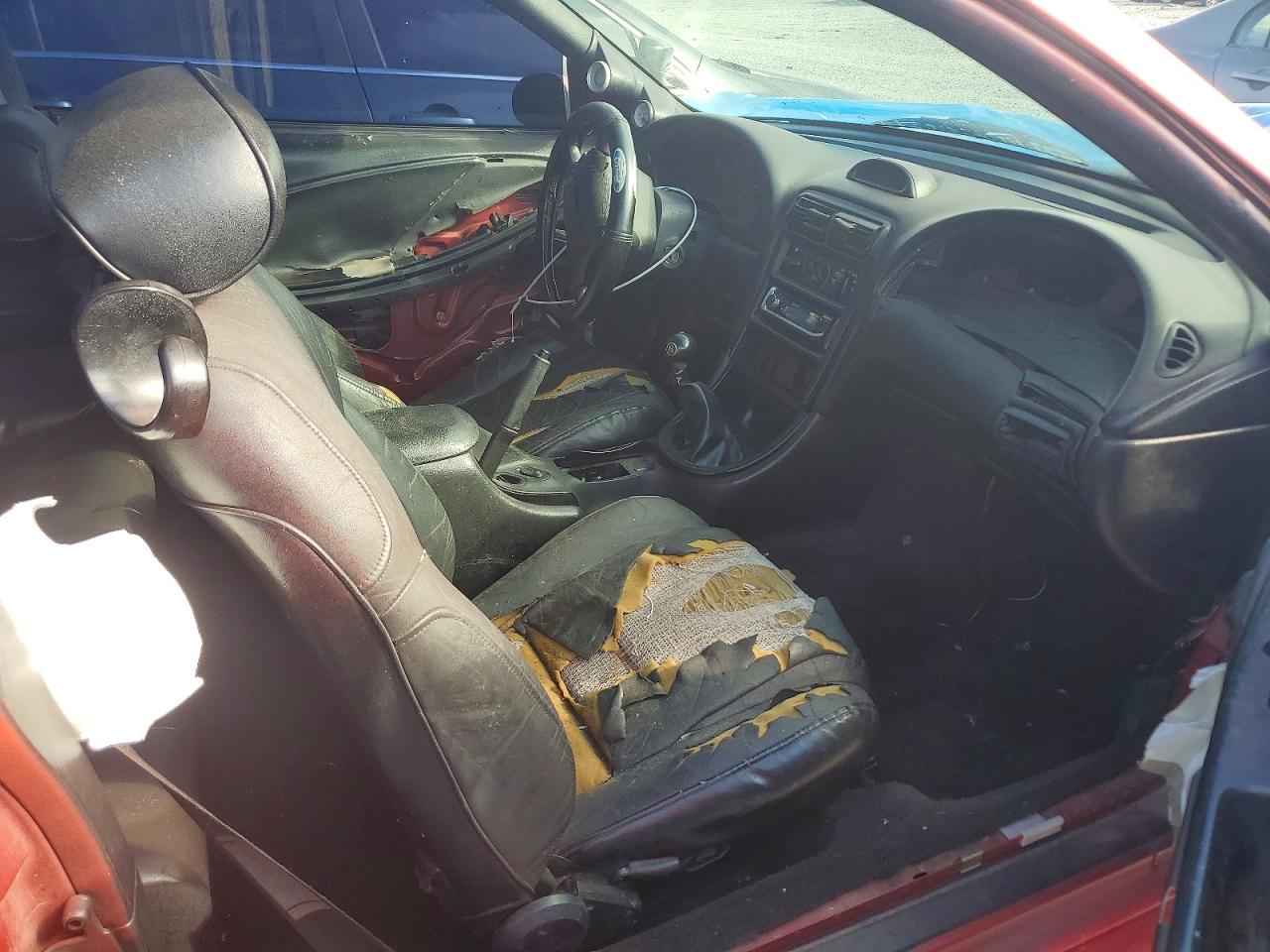 1996 Ford Mustang Gt Red vin: 1FALP42X0TF113528