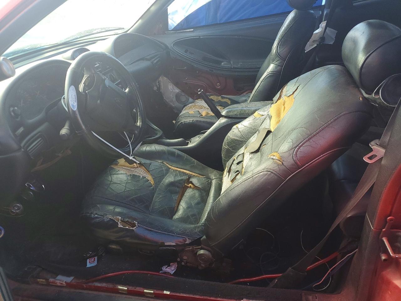1996 Ford Mustang Gt Red vin: 1FALP42X0TF113528