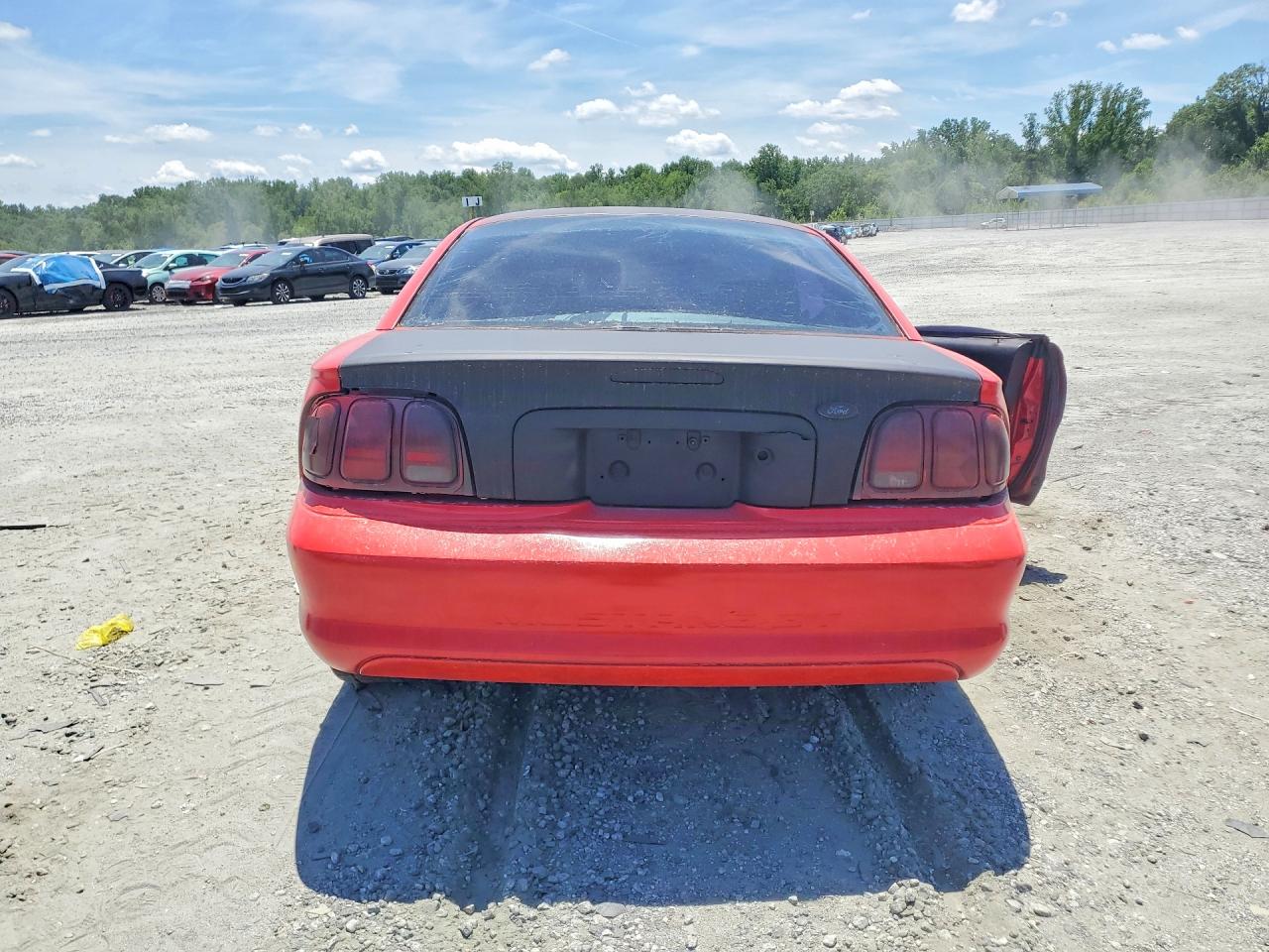 1996 Ford Mustang Gt Red vin: 1FALP42X0TF113528