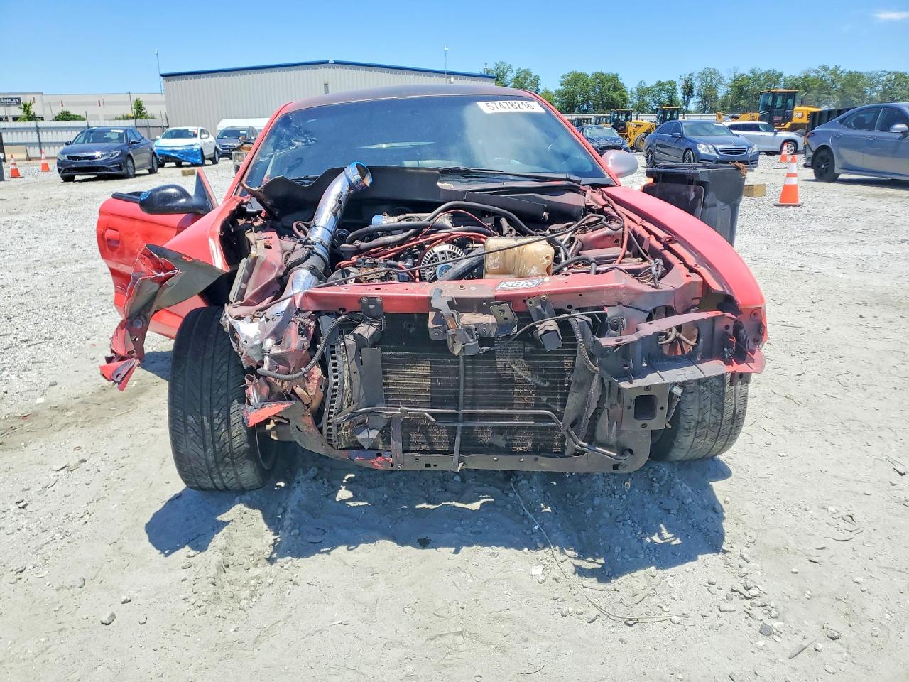 1996 Ford Mustang Gt Red vin: 1FALP42X0TF113528